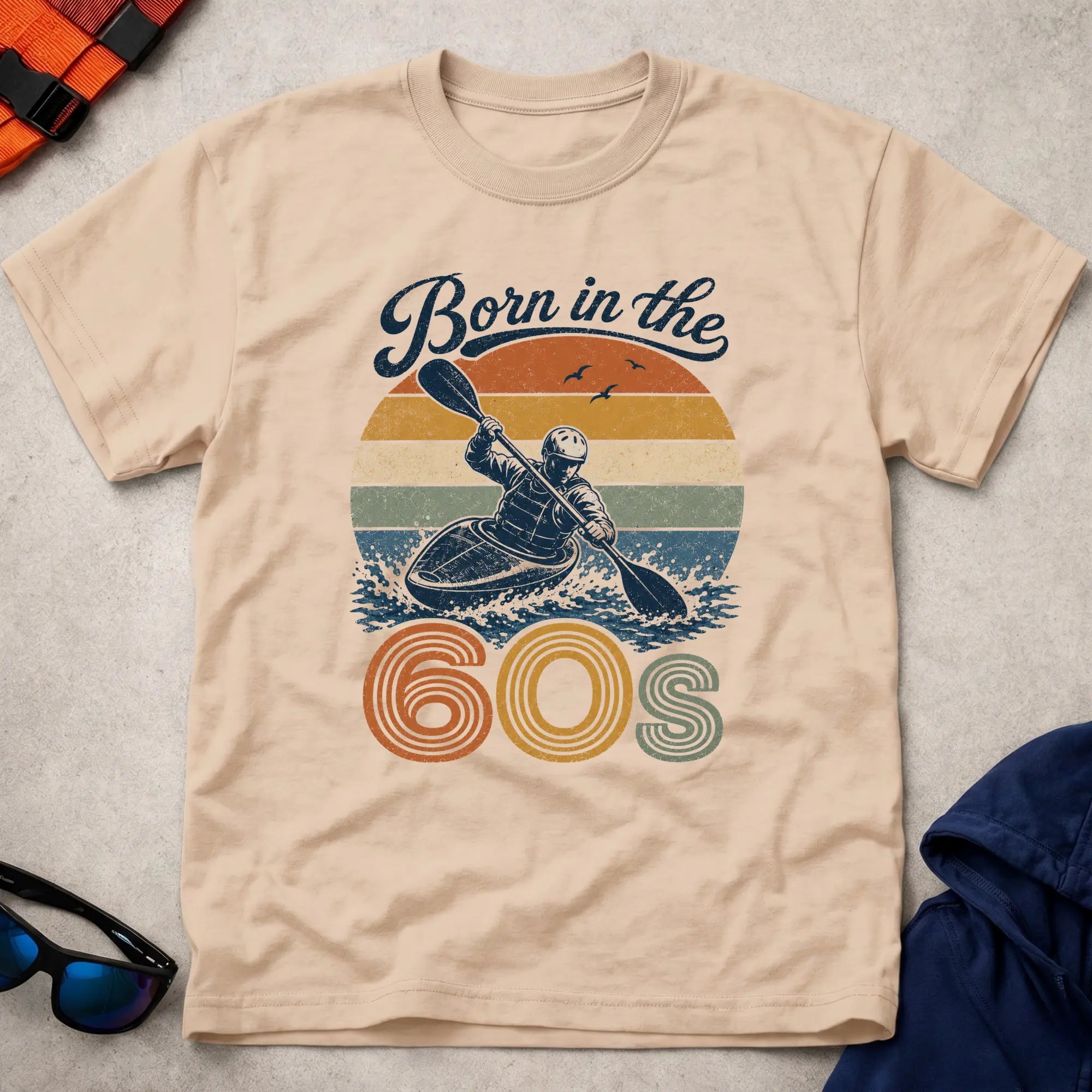 Born In The 60s Whitewater T-shirt