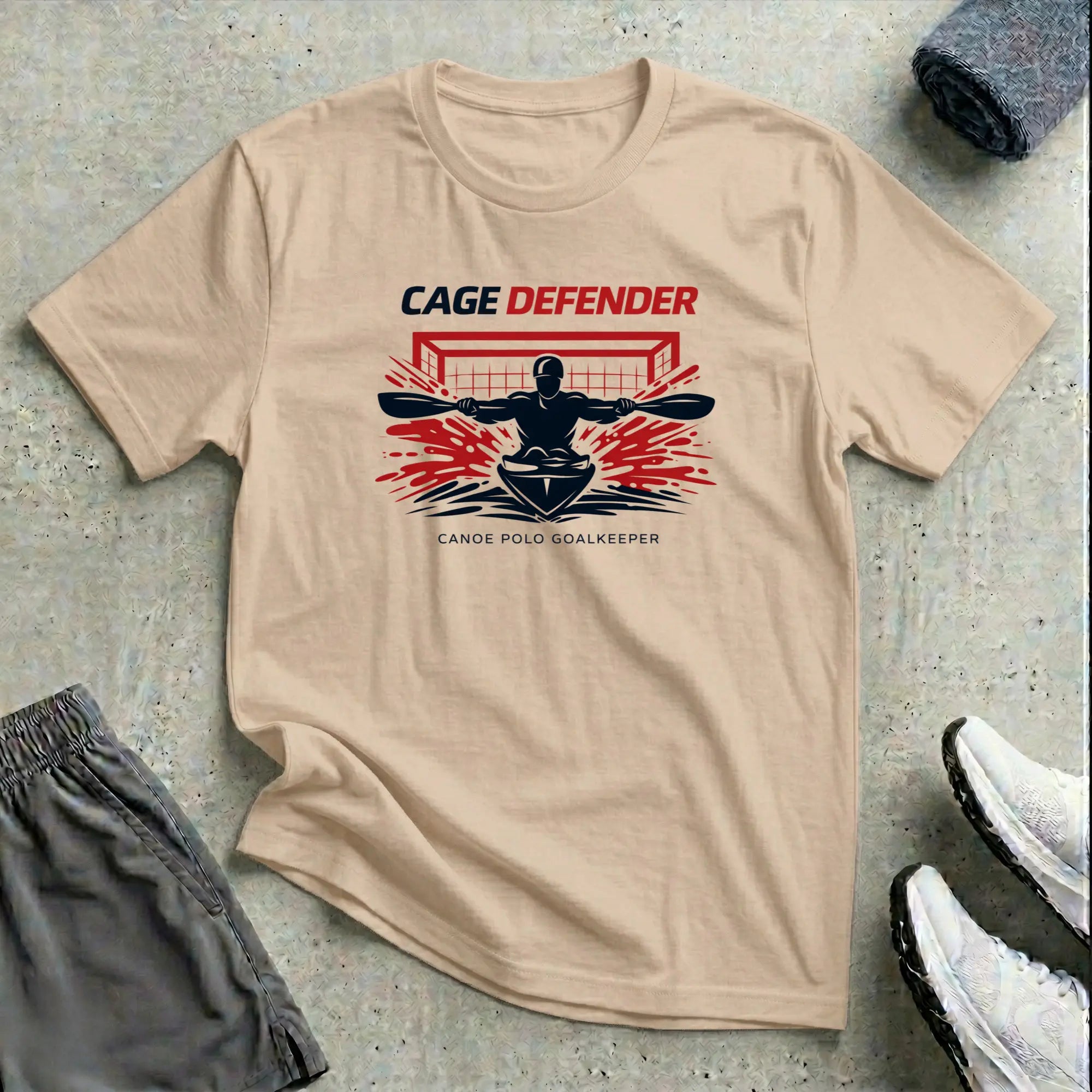 Water Polo Cage Defender T-Shirt Printify