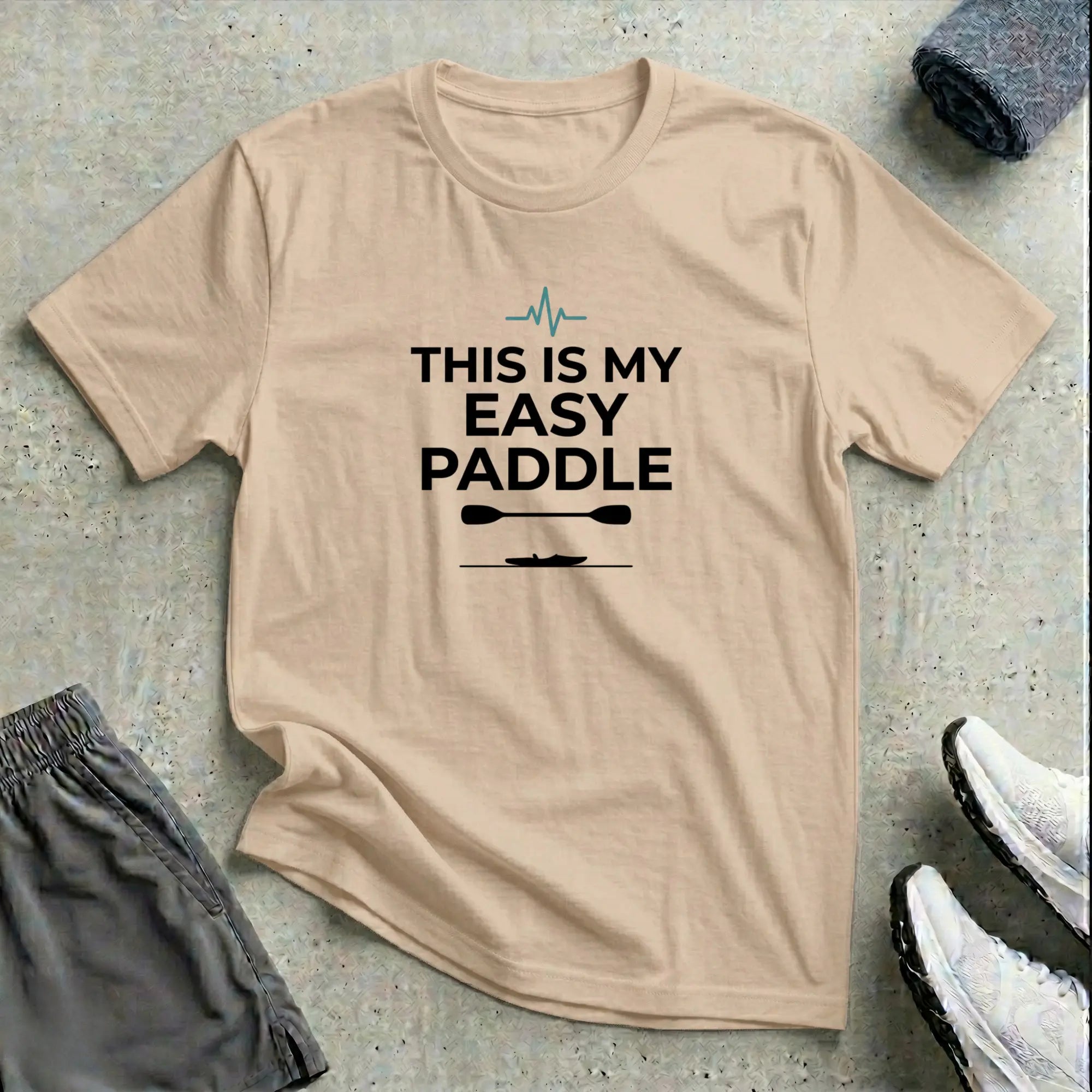 This Is My Easy Paddle. Kayak T-Shirt - LH Printify