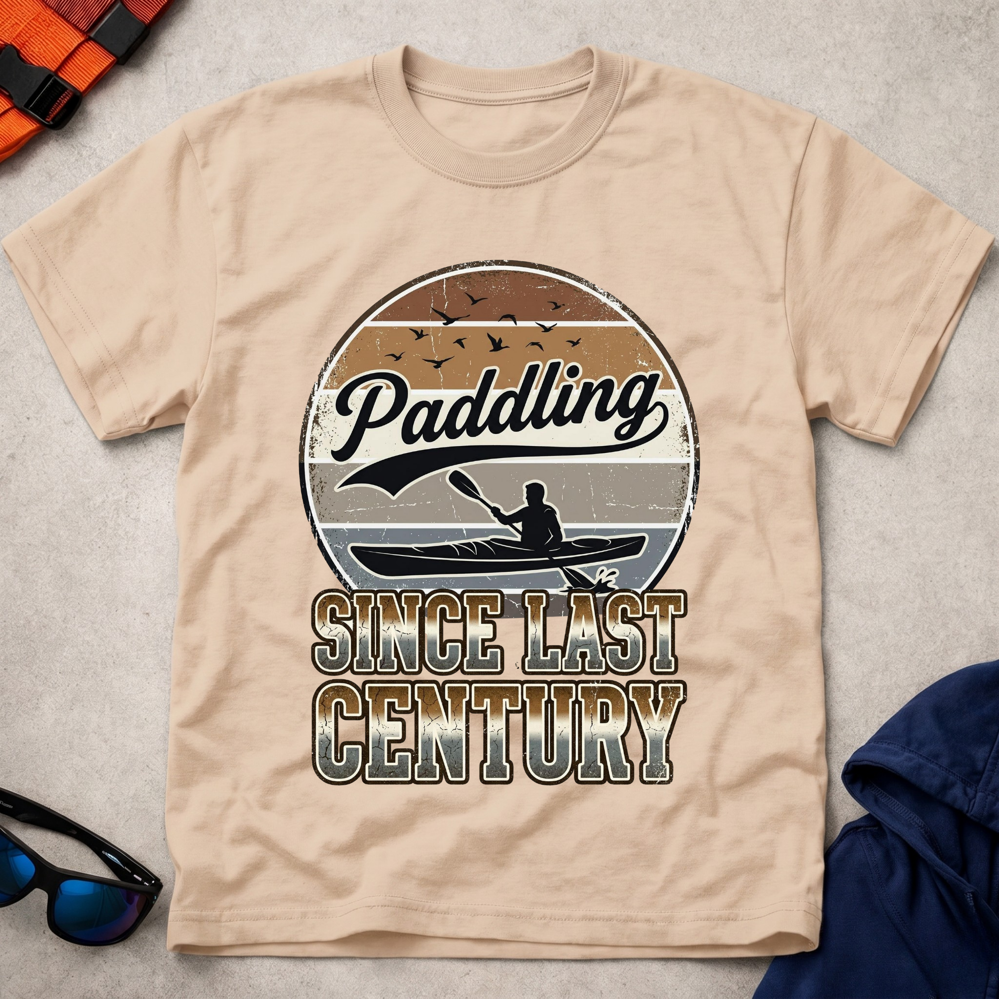 Paddling Since Last Century T-shirt 