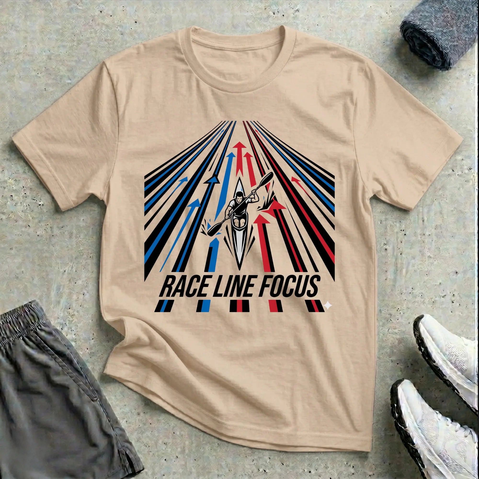 Racing Line Focus - T-Shirt Printify