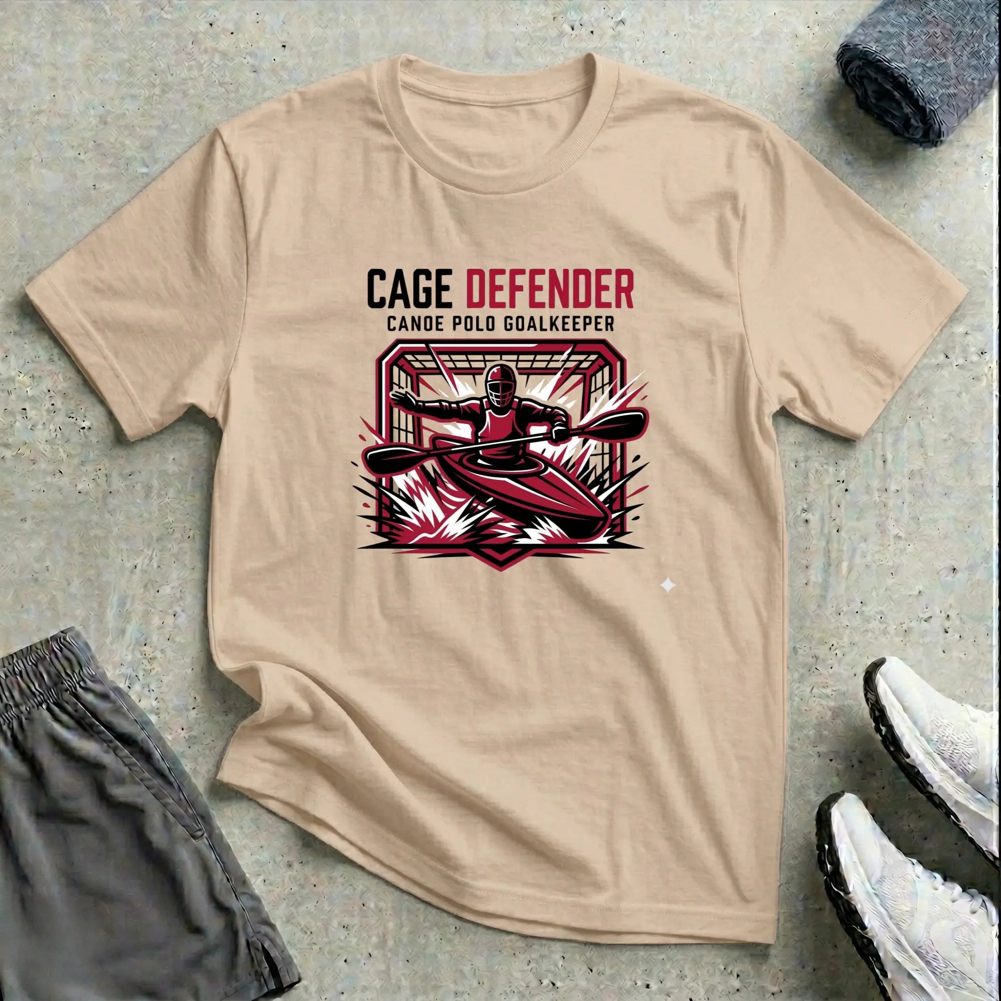 Cage Defender - Canoe Polo T-Shirt Printify