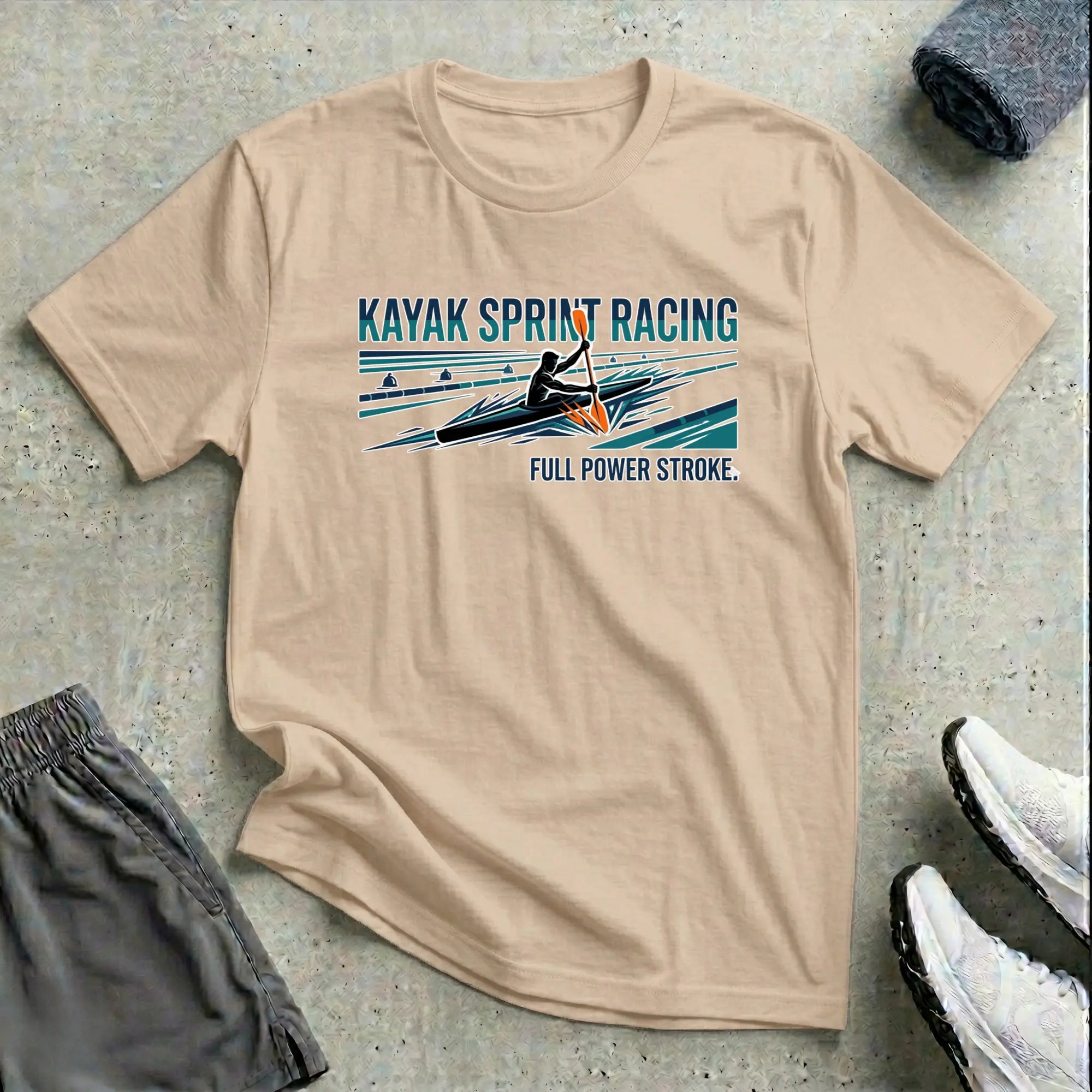 Kayak Sprint Racing T-Shirt Printify