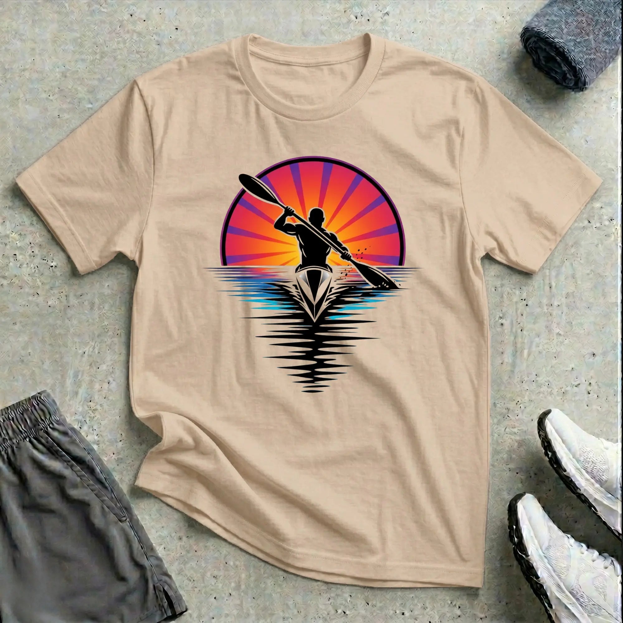 1980s Sunset Really Relaxed T-Shirt Printify
