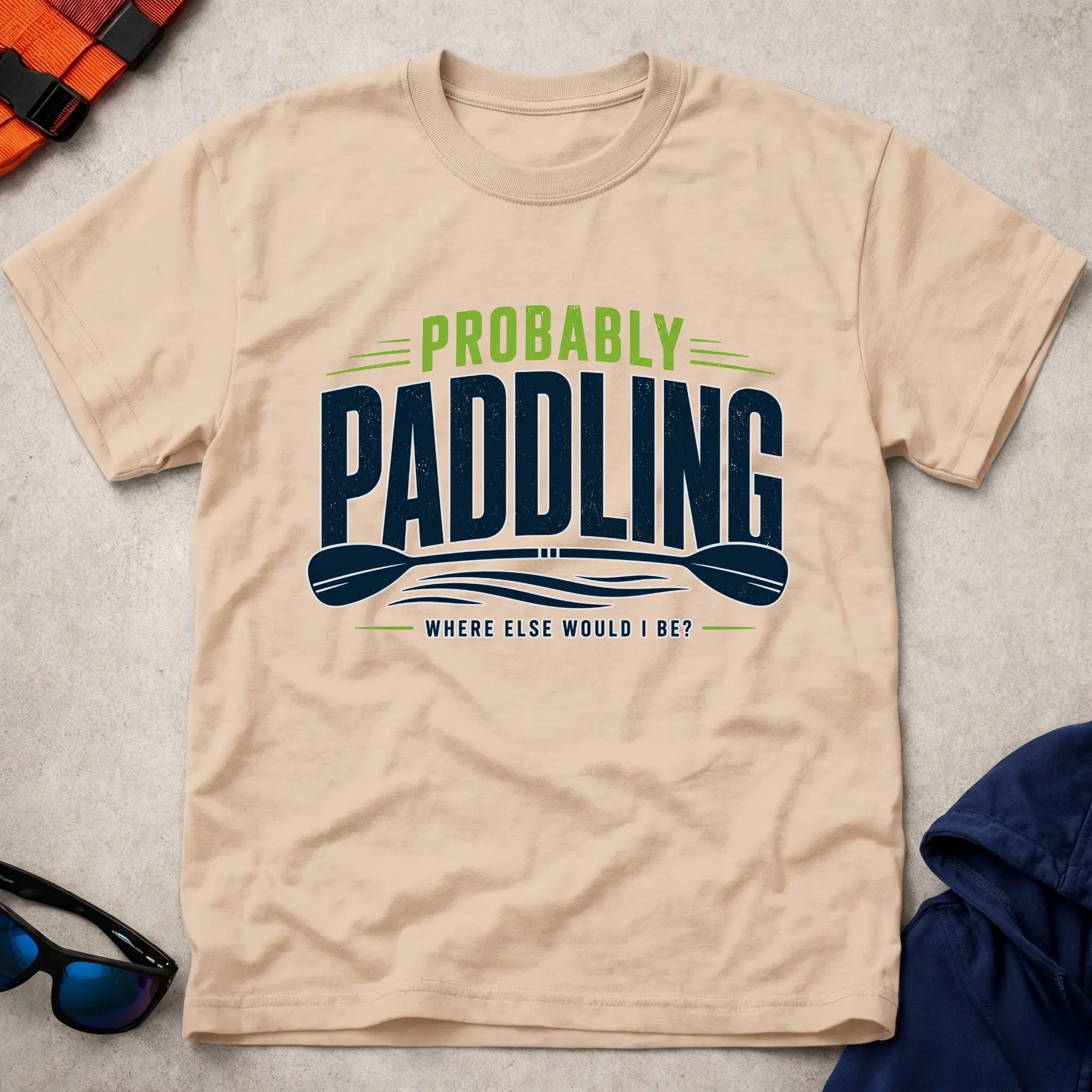 Natural Probably Paddling t-shirt – Vector Paddle