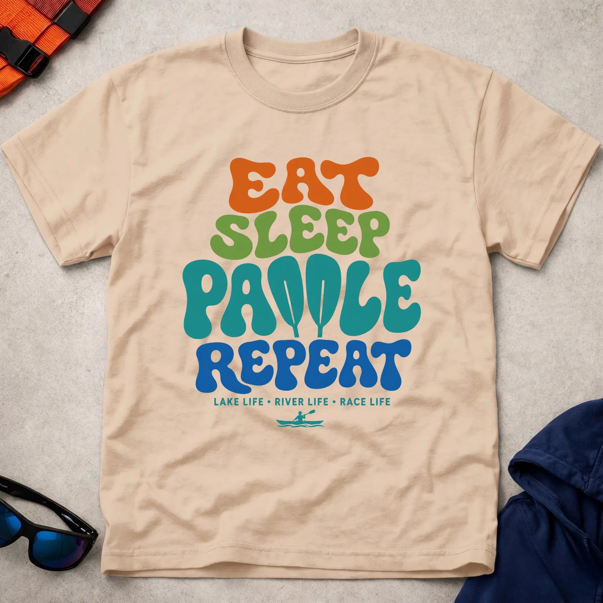 Eat Sleep Paddle T-Shirt 