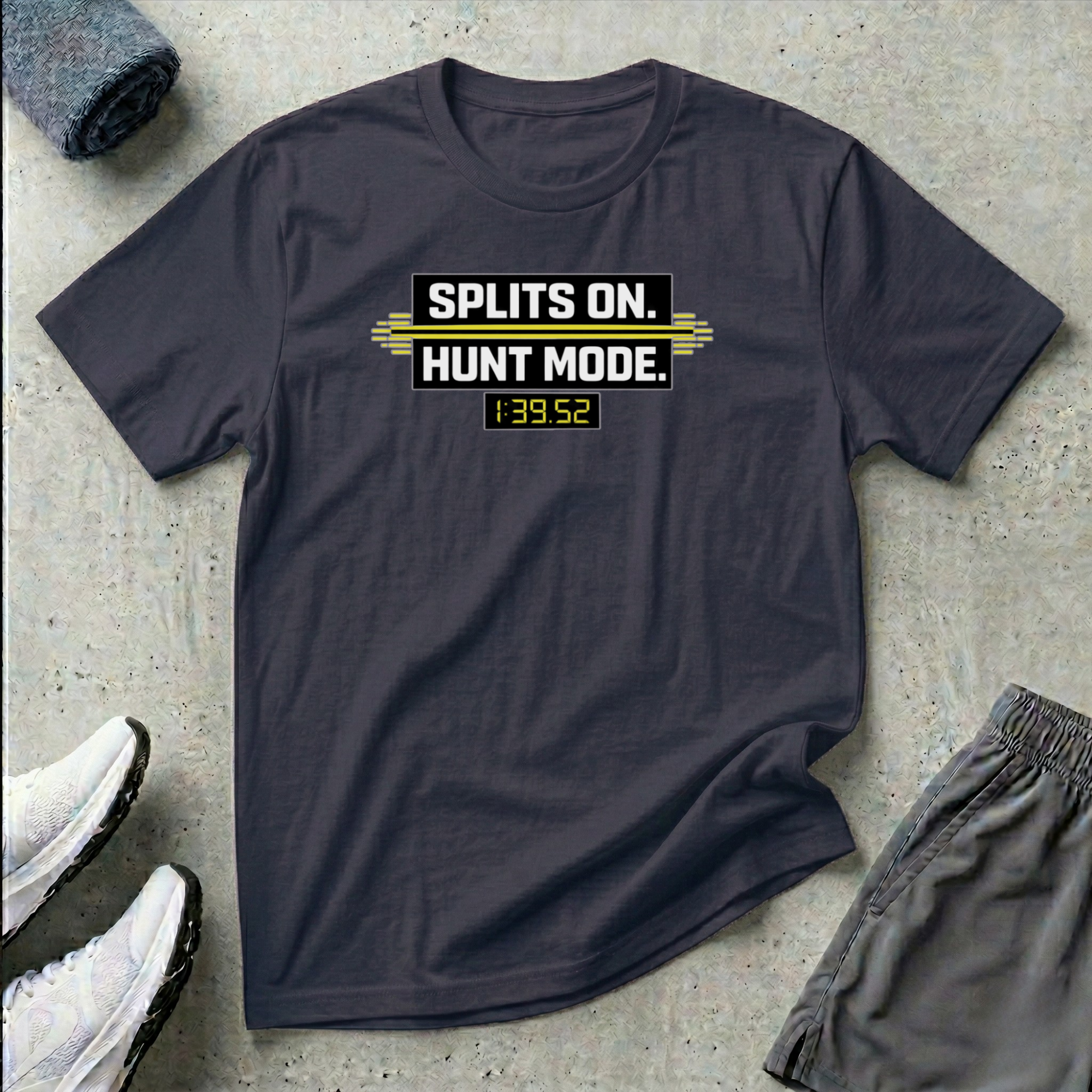 Splits On. Hunt Mode. Kayak Canoe Racing T-shirt