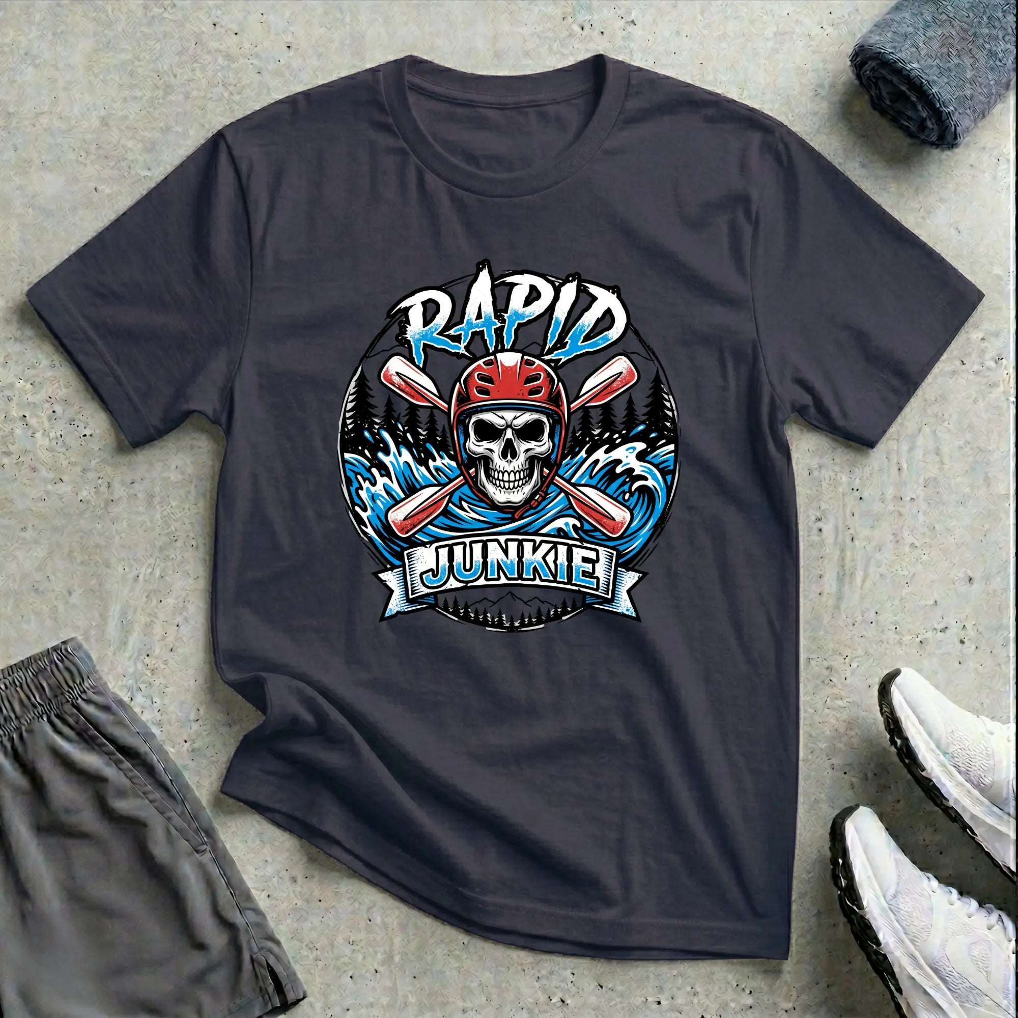 Rapid Junkie. Whitewater T-Shirt Printify