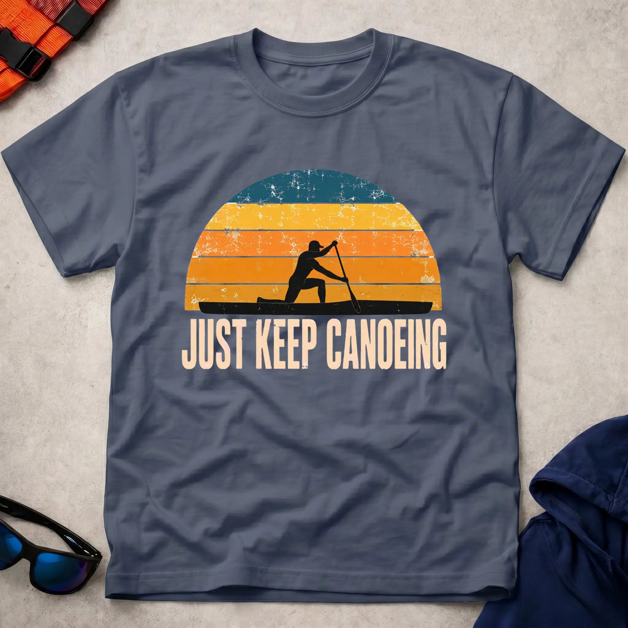 Just Keep Canoeing T-Shirt 