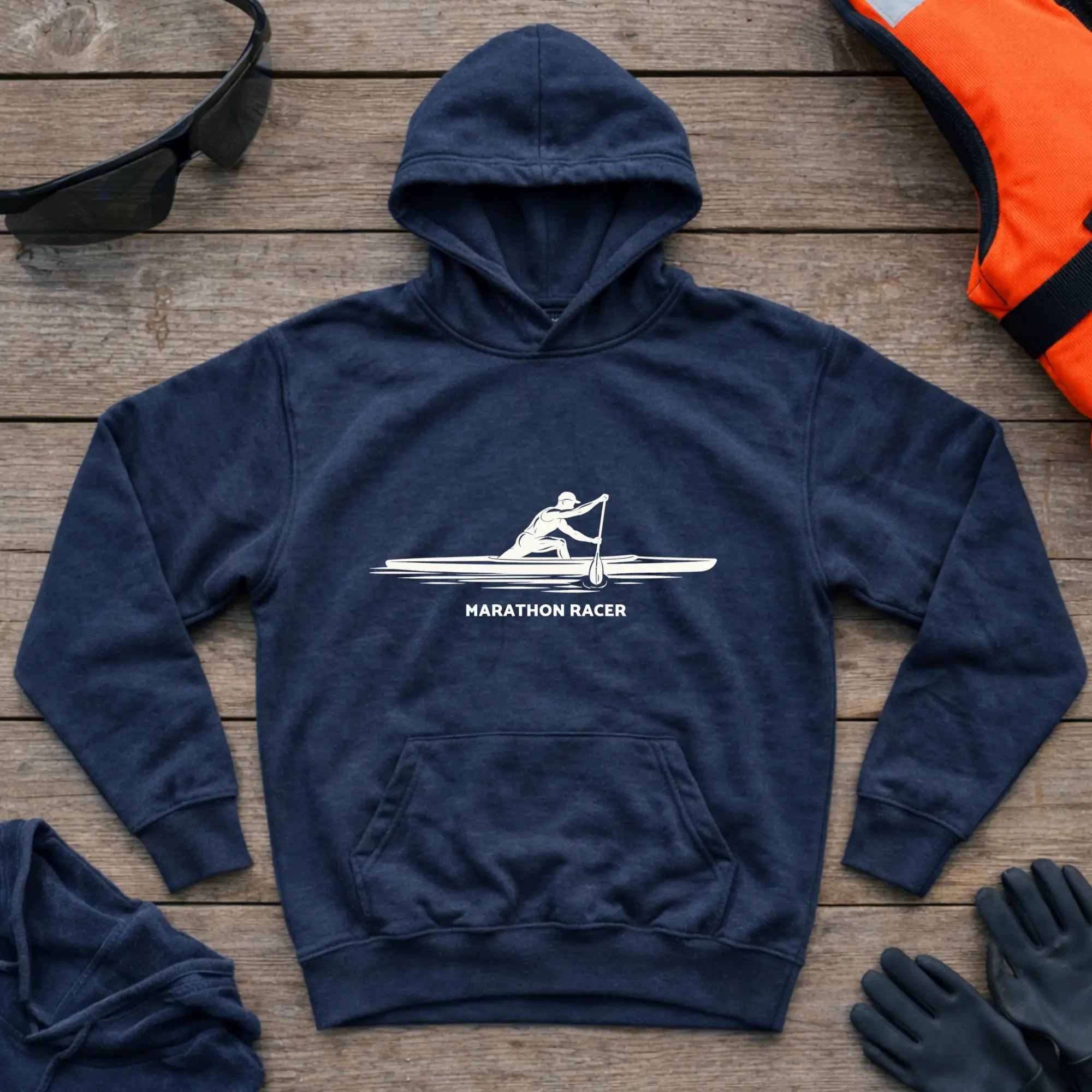 Hoodie - "Marathon Racer" | Canoe C1 Printify