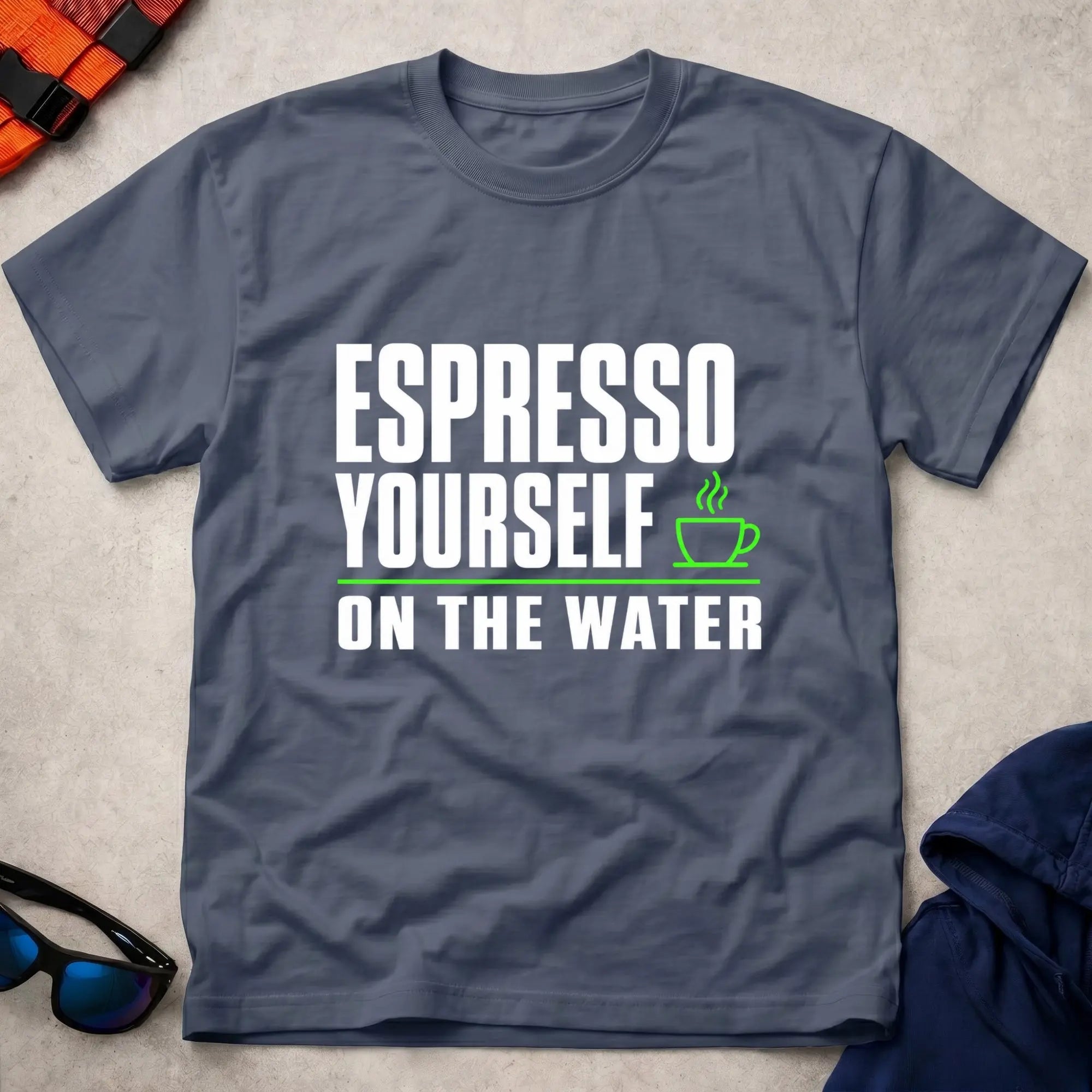 Navy Espresso Yourself Tee - Vector Paddle