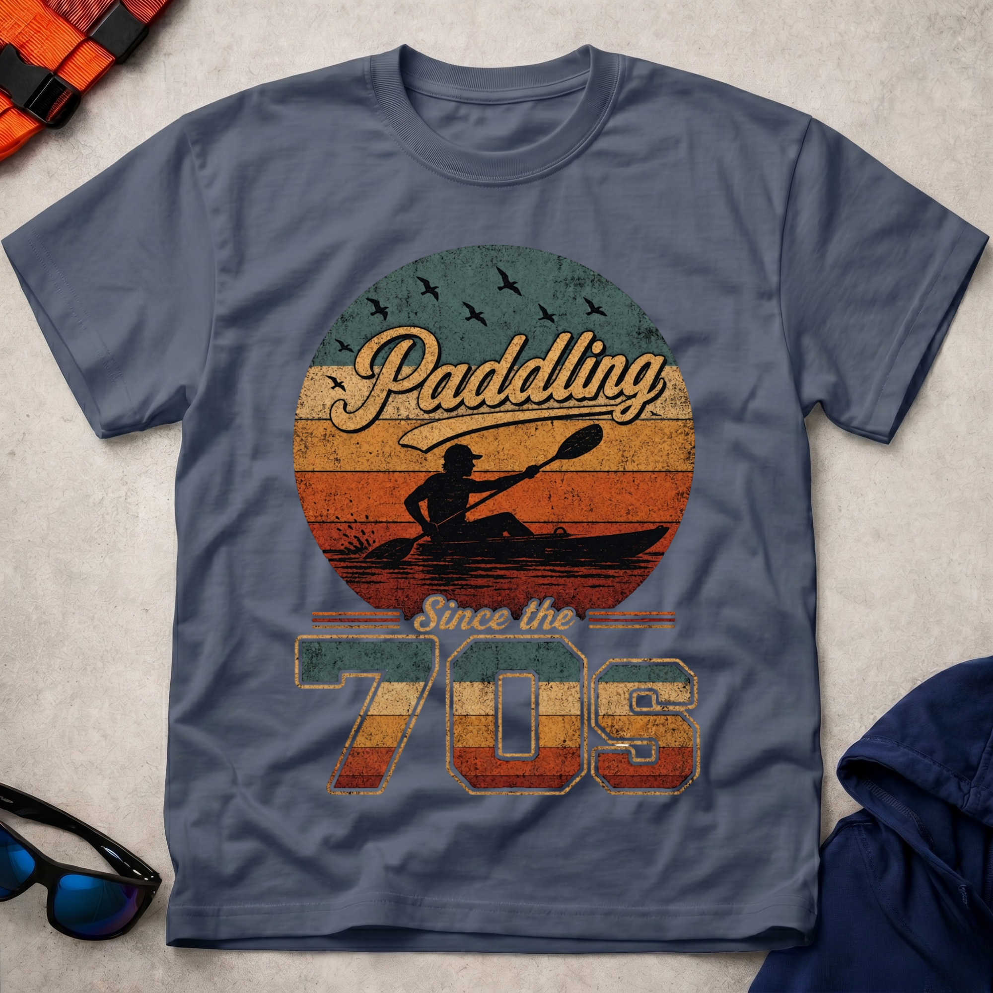 Paddling Since The 70s T-shirt 