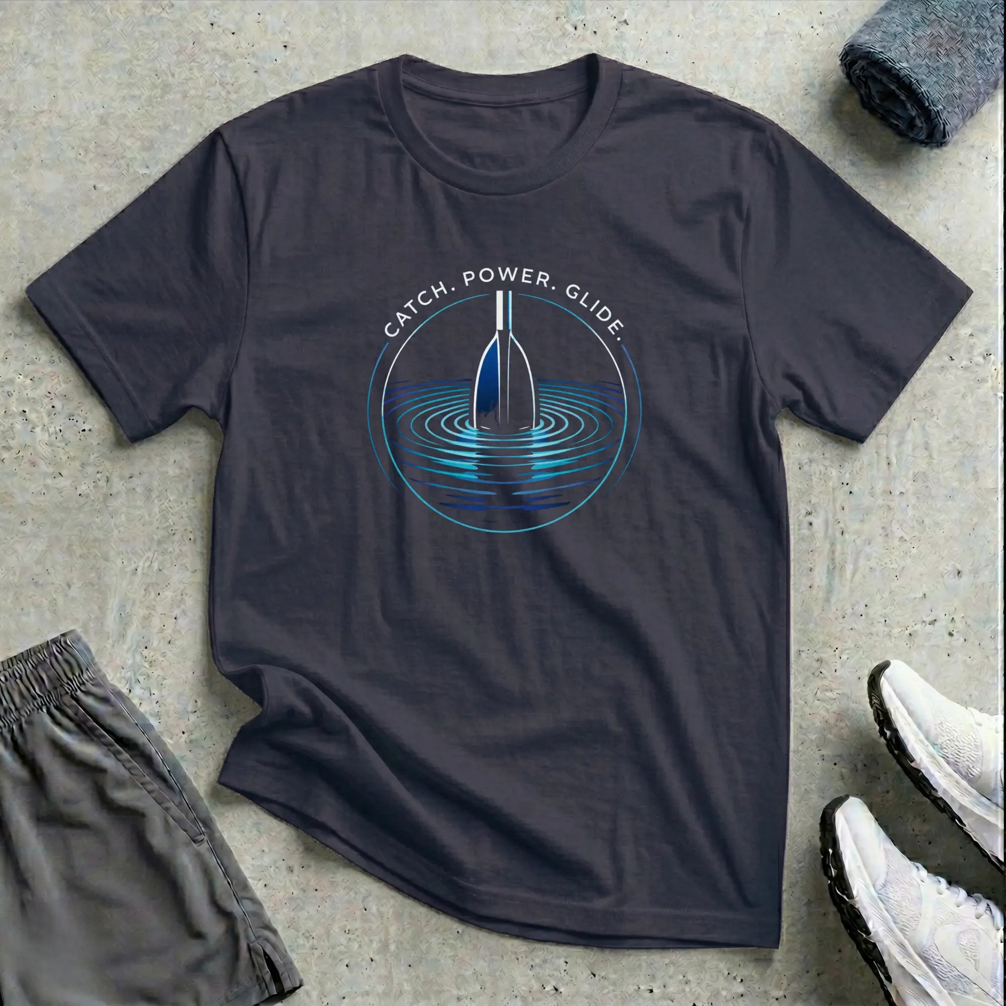 Catch. Power. Glide. Canoe Kayak T-Shirt Printify