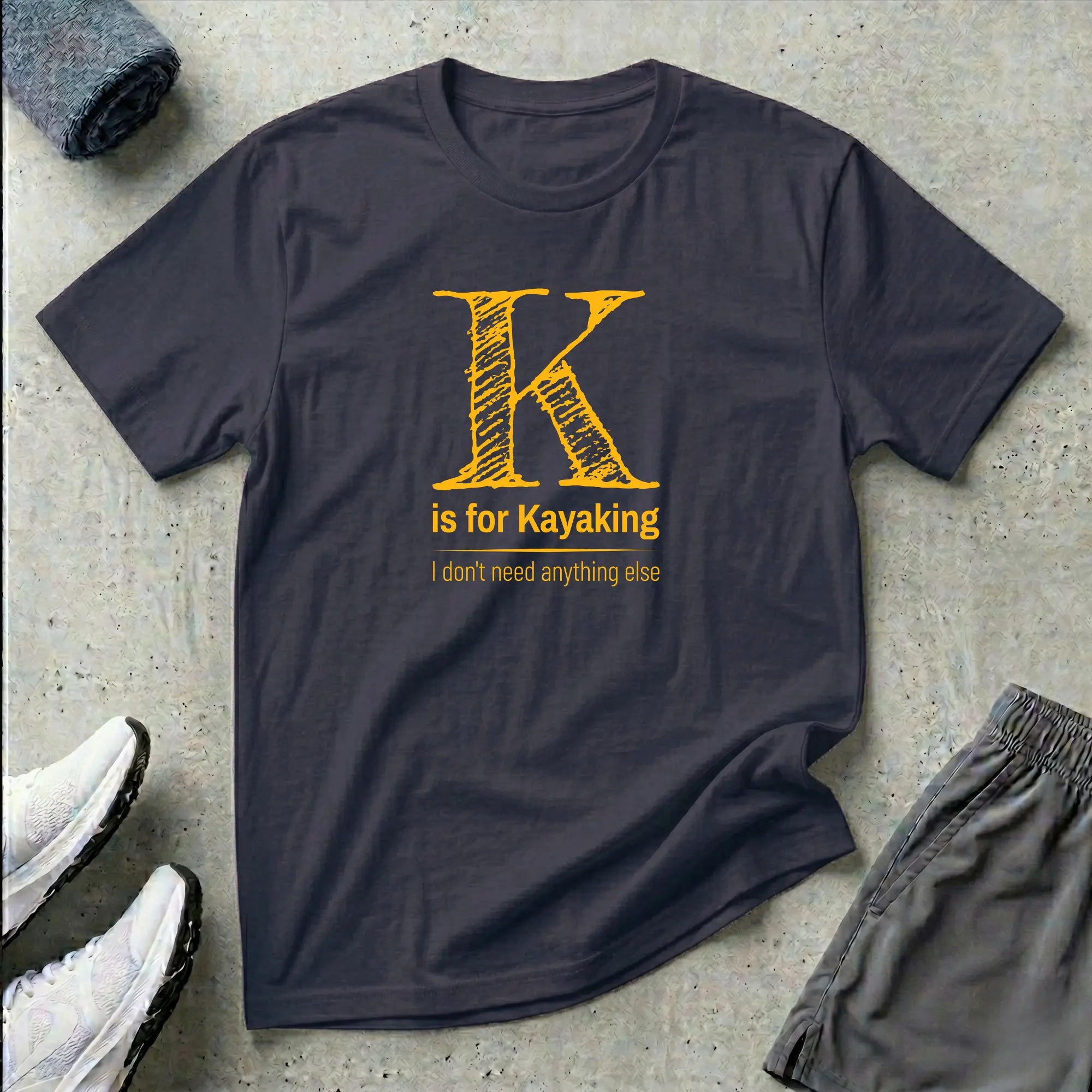 K is for Kayaking. Kayak T-Shirt Printify