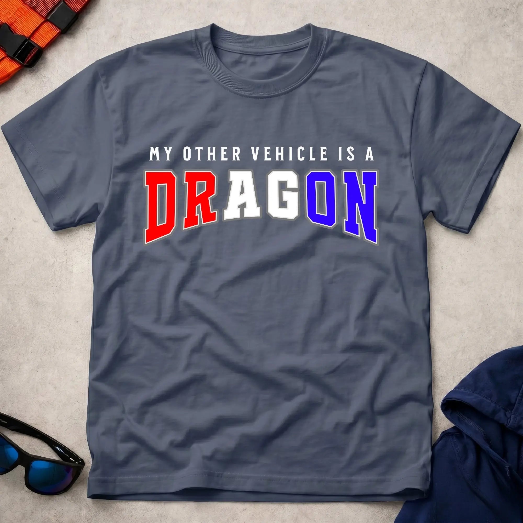 Navy Dragon Boat Paddler tee — dragon boat racing crew gift — Vector Paddle
