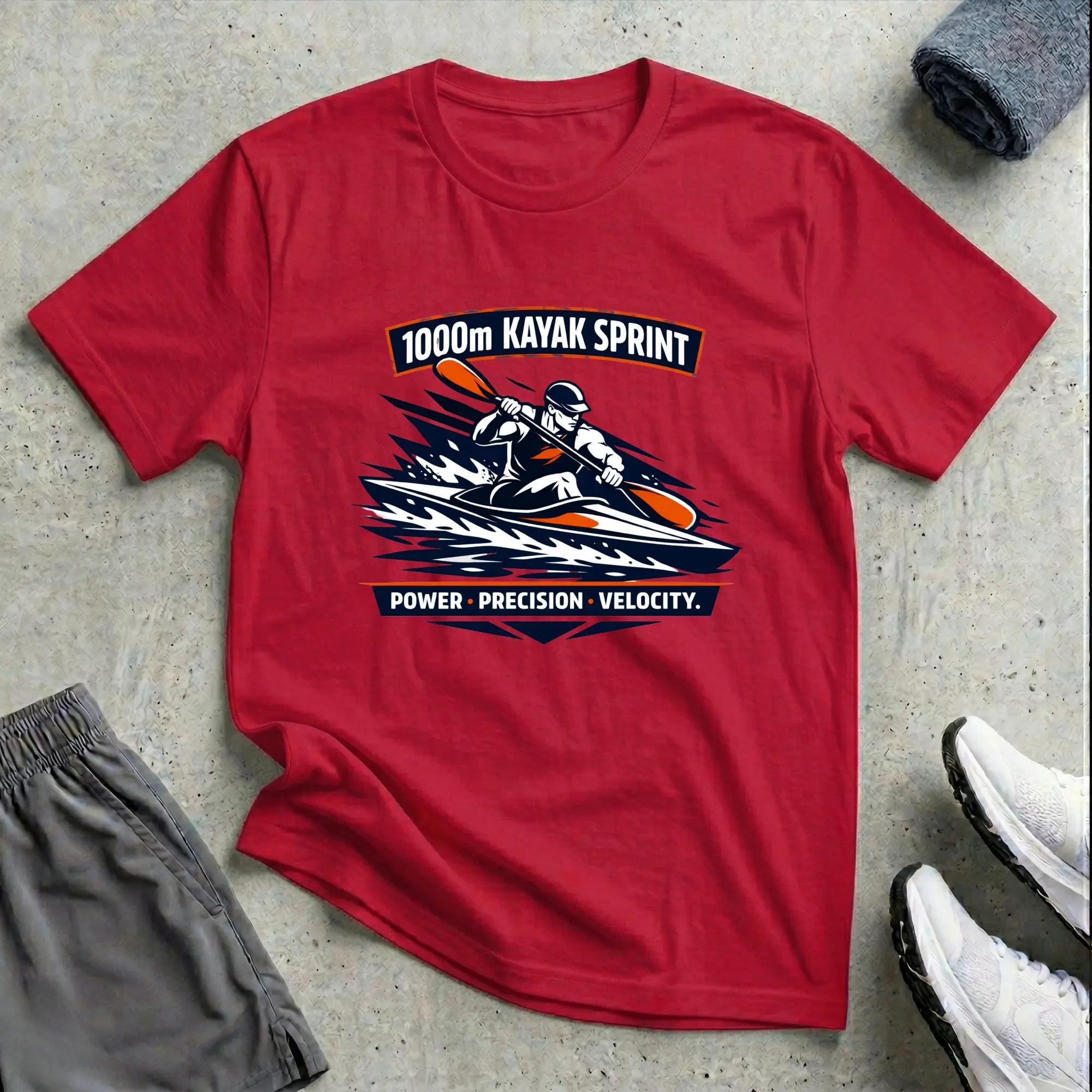 1000m Kayak Sprint T-Shirt Printify