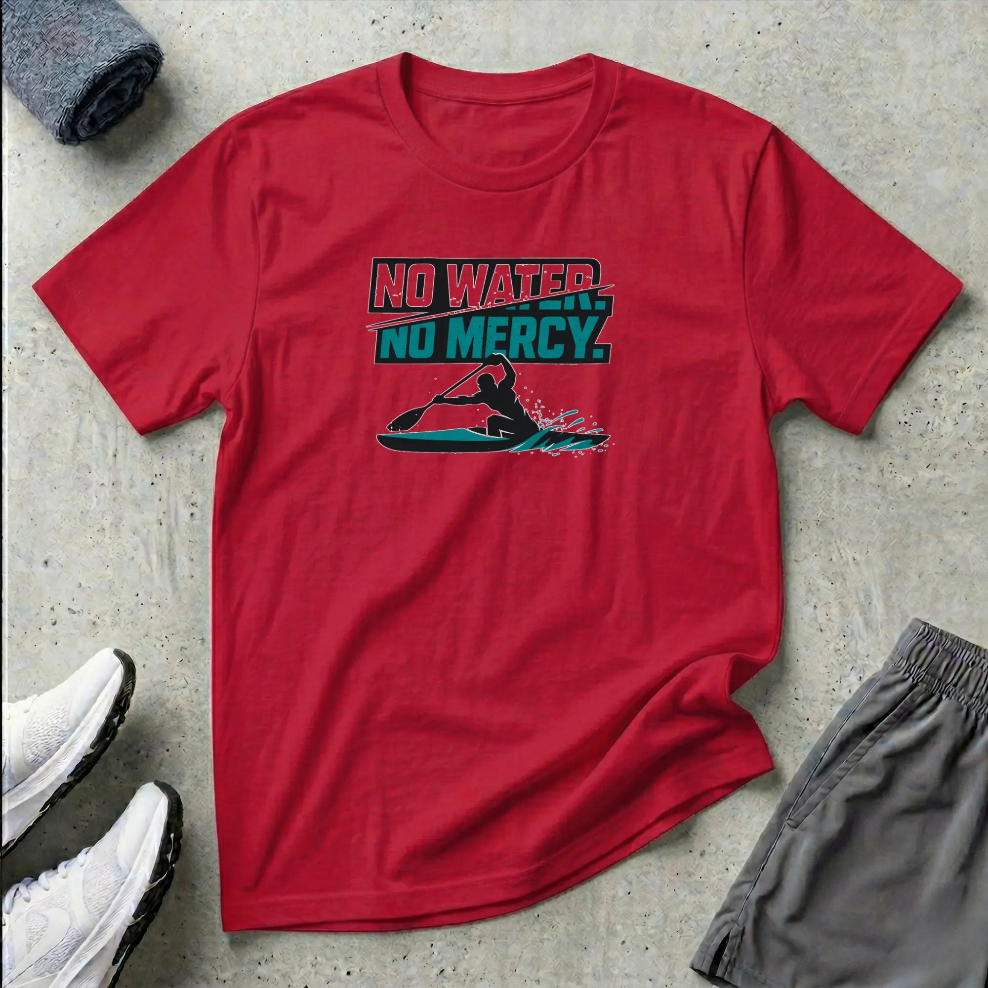 No Water No Mercy - Canoe T-Shirt Printify