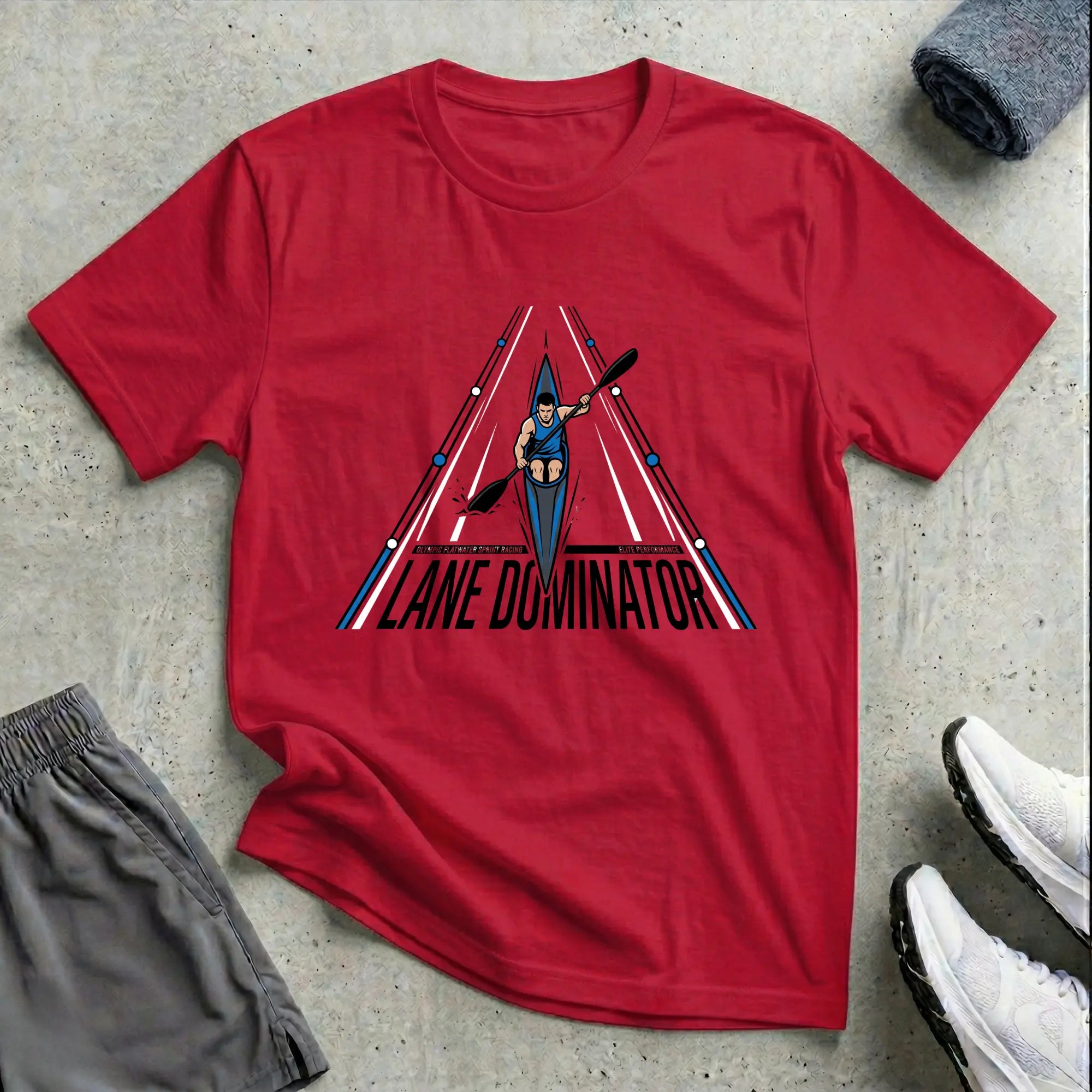 Lane Dominator - Racing T-Shirt Printify