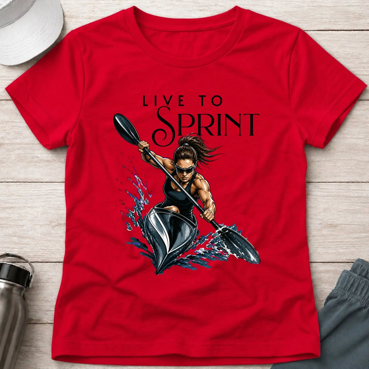 Live To Sprint Fitted Tee