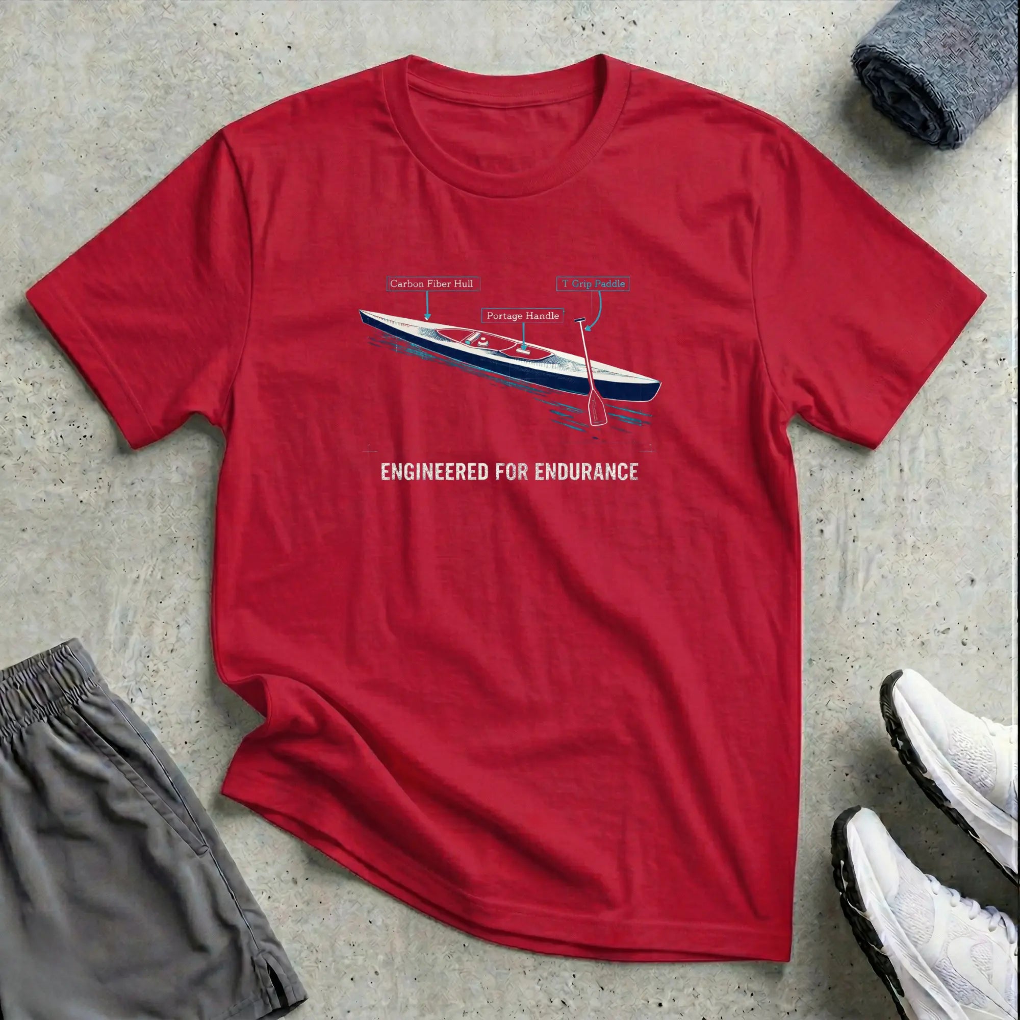 Engineered For Endurance. C1 Canoe T-Shirt Printify