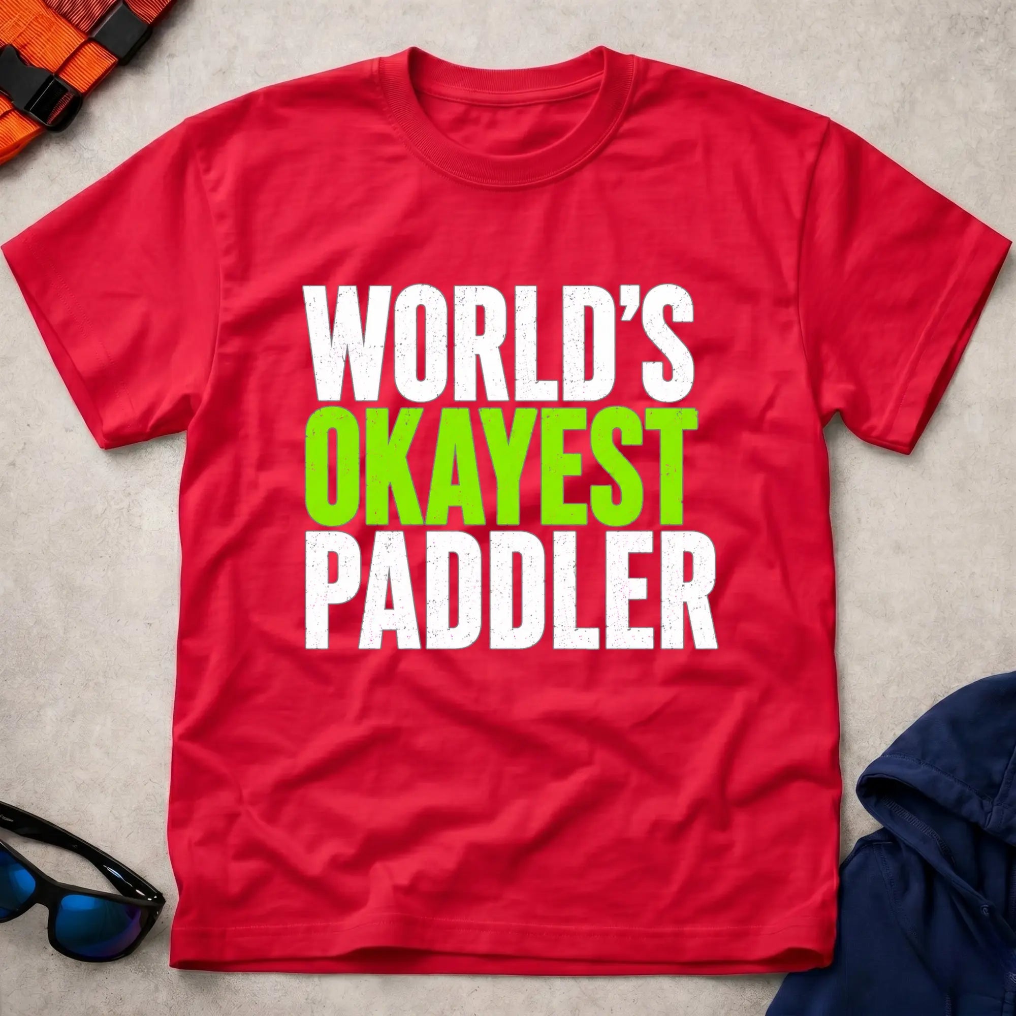 Worlds Okayest Paddler T-Shirt 