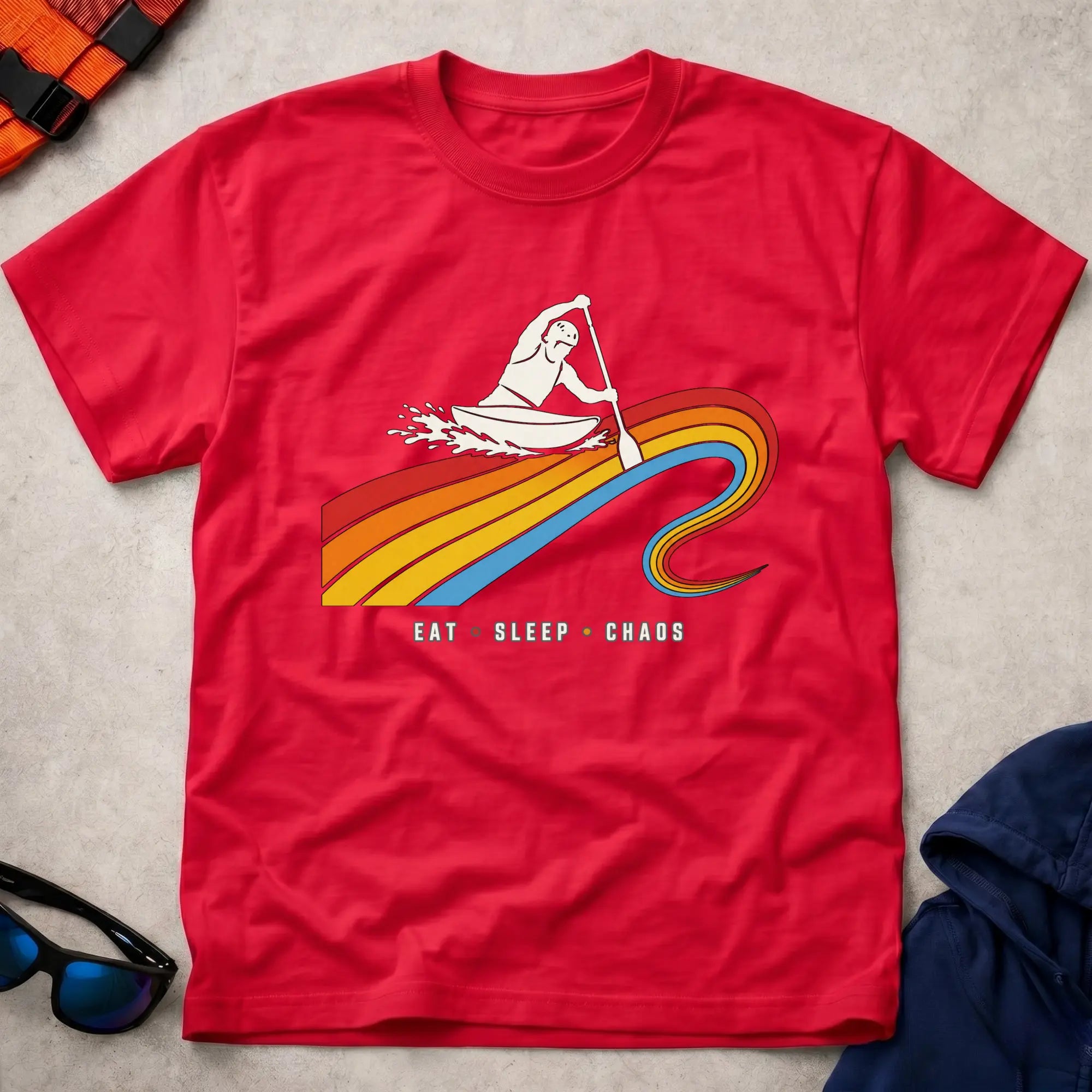 Eat Sleep Canoe Chaos T-Shirt 