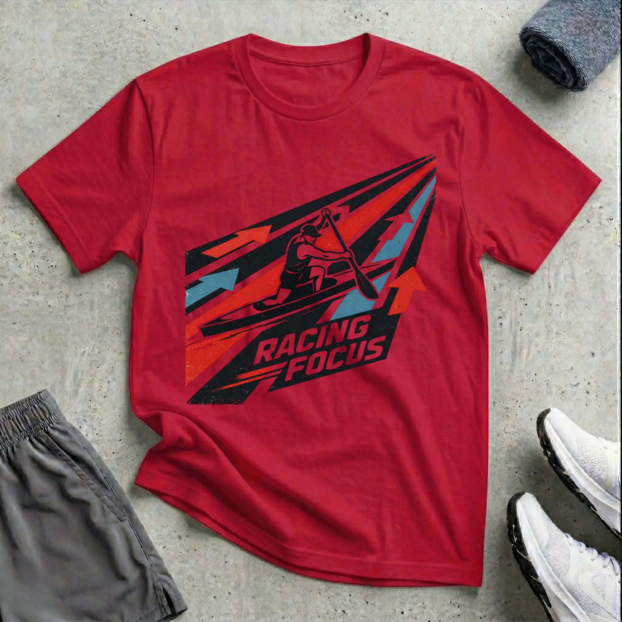 Racing Focus - Canoe T-Shirt Printify