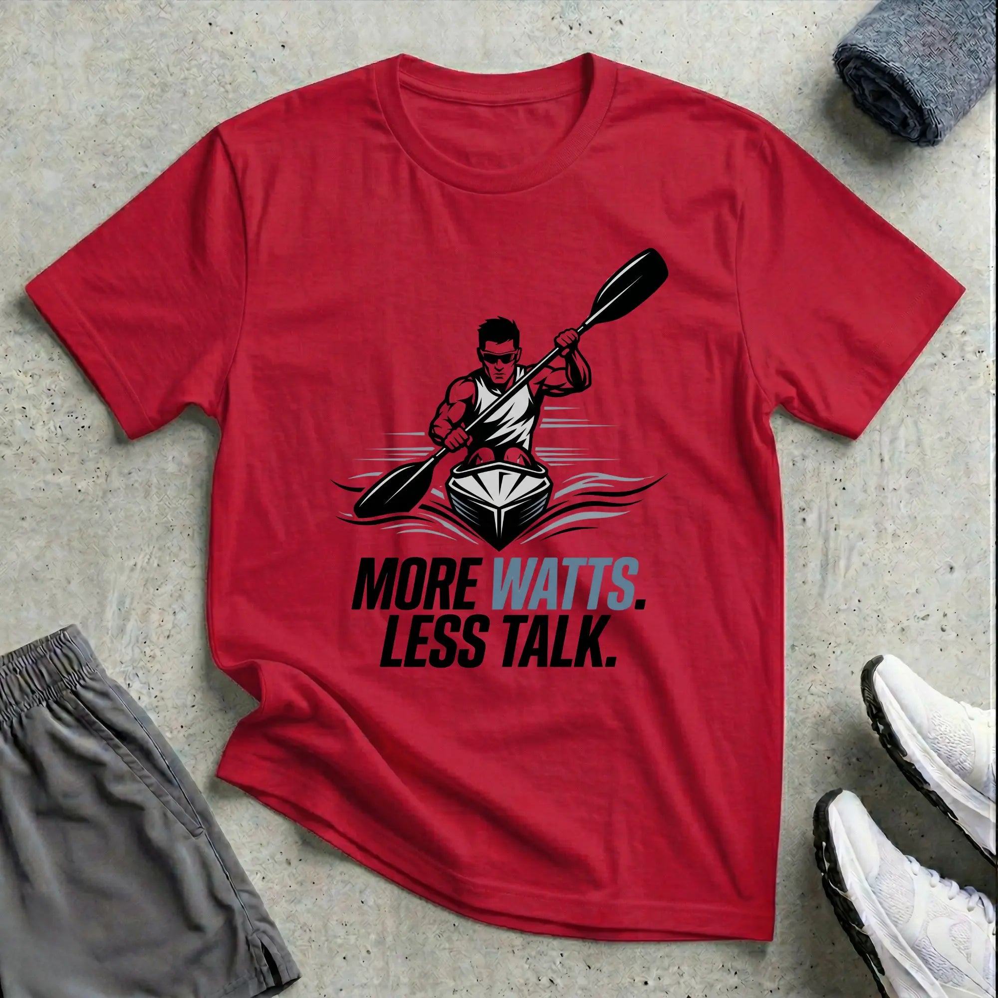 More watts - Less Talk. Racing T-Shirt Printify