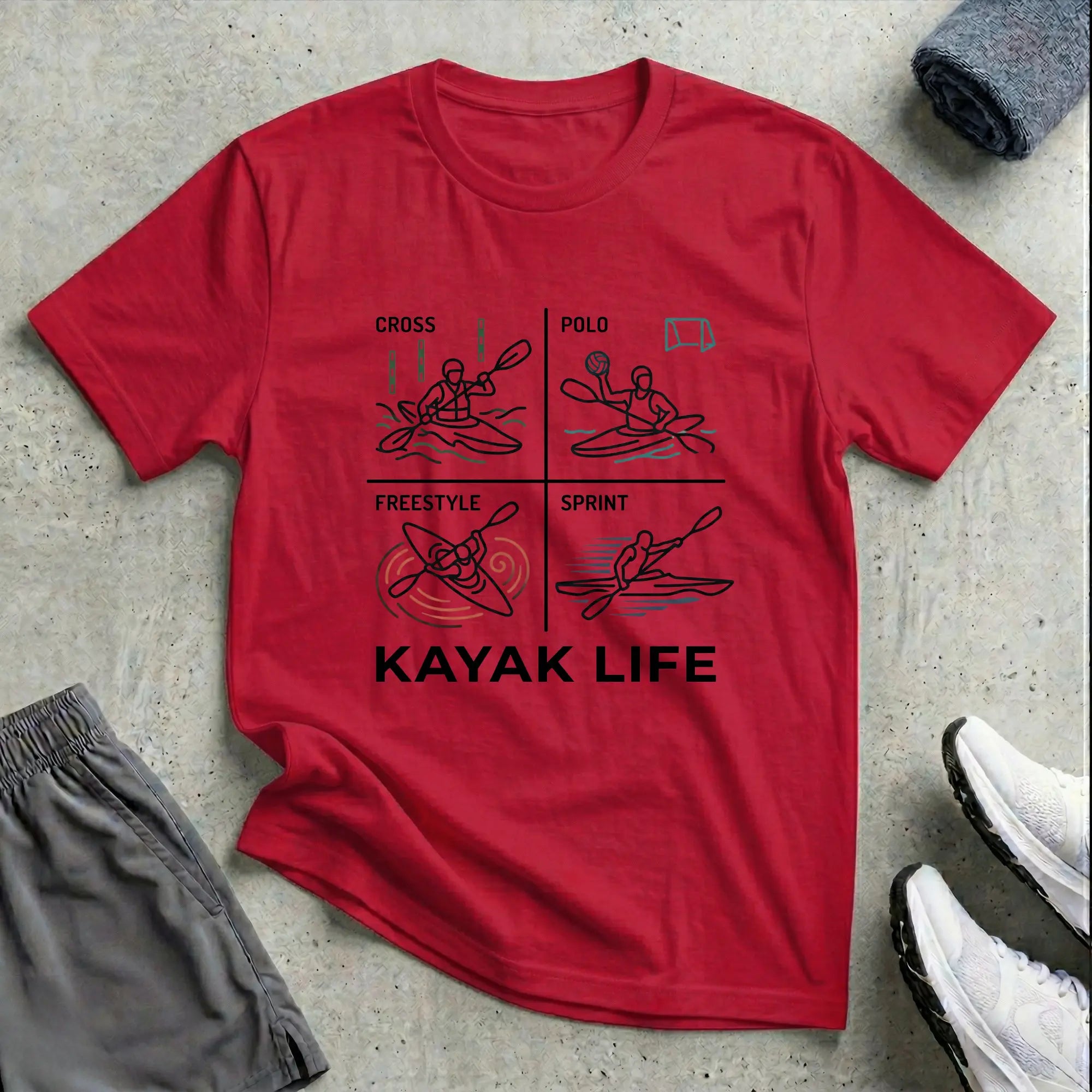 Really Relaxed. Cross Polo Freestyle Sprint T-Shirt Printify
