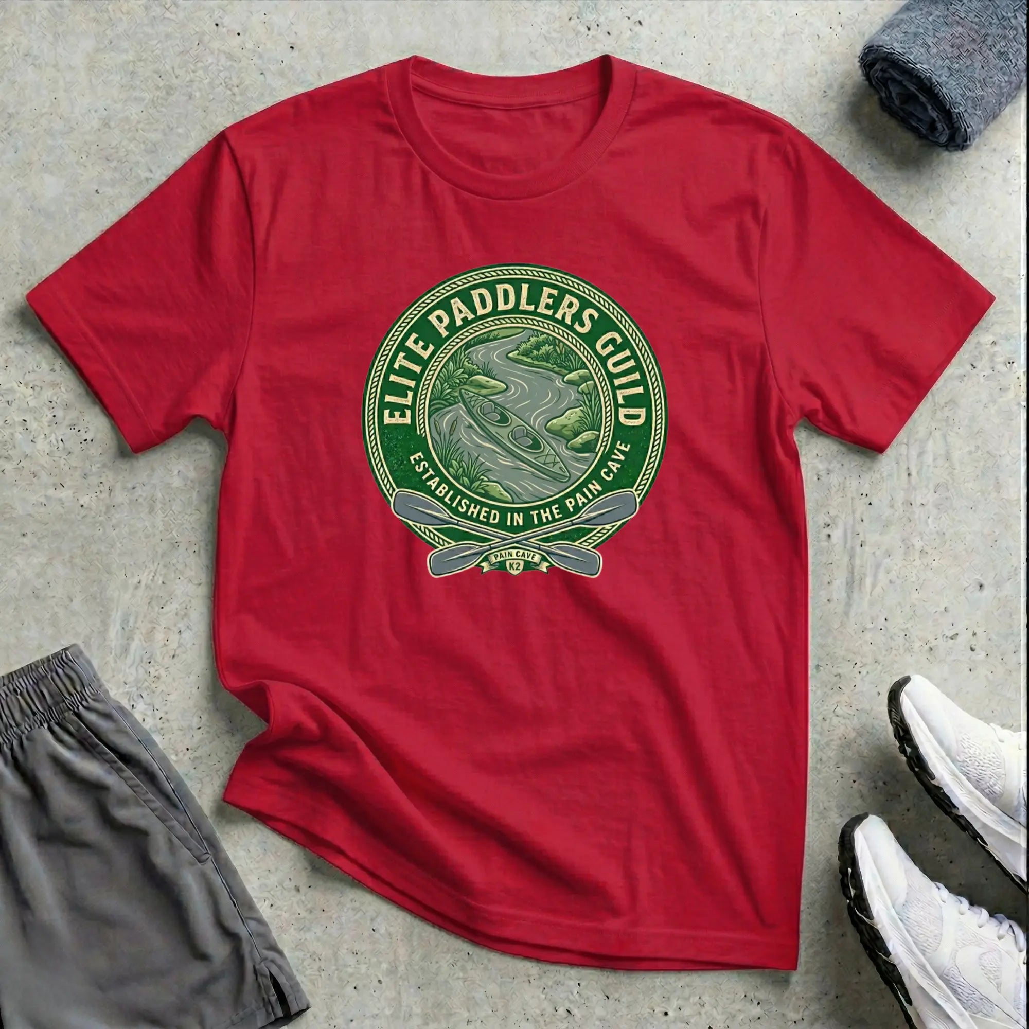 Elite Paddlers Guild. K2 Kayak T-Shirt Printify
