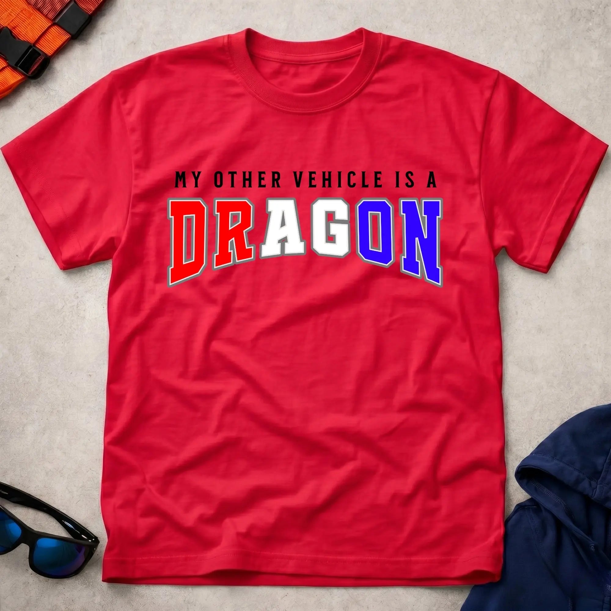 Red Dragon Boat Paddler tee — dragon boat racing crew gift — Vector Paddle
