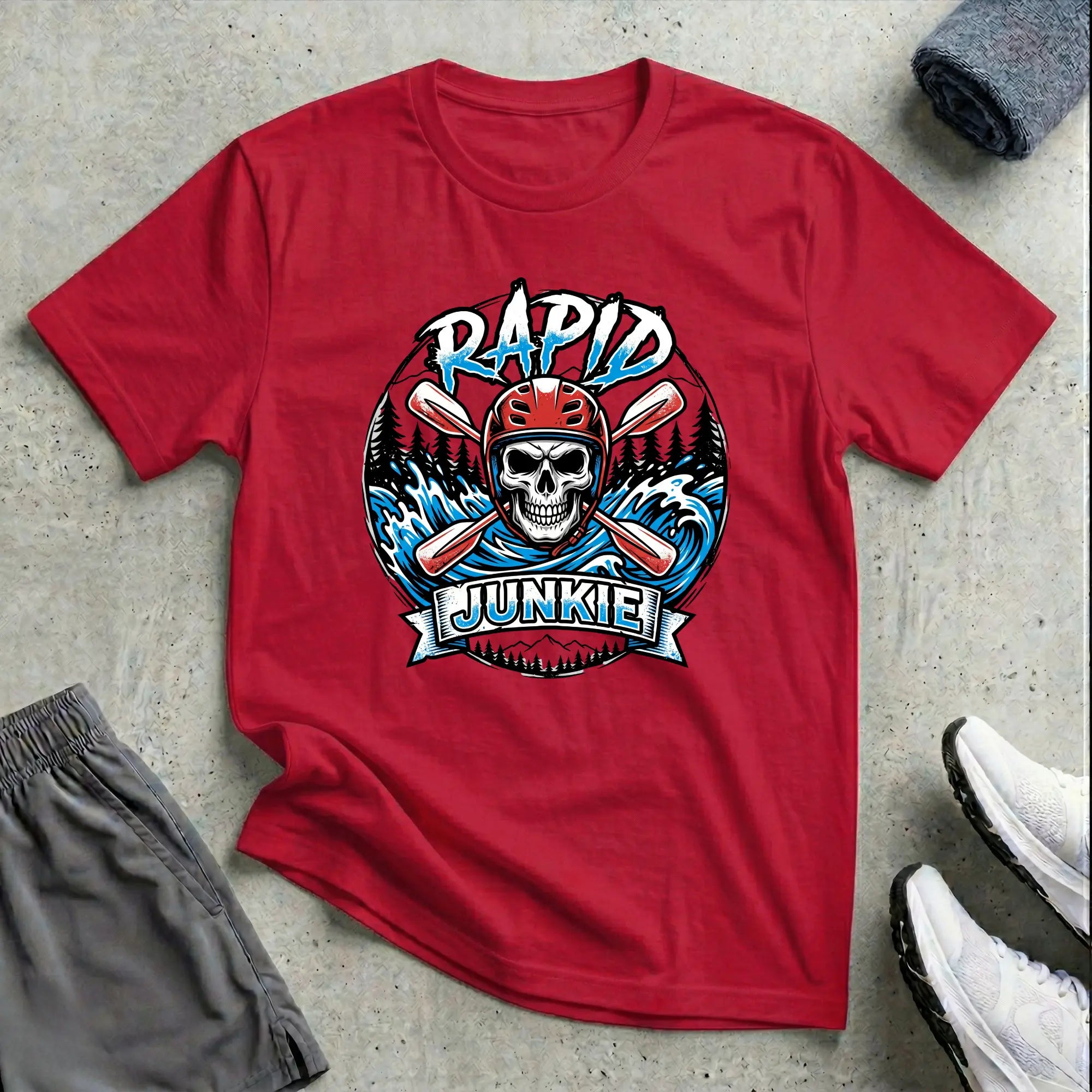 Rapid Junkie. Whitewater T-Shirt Printify