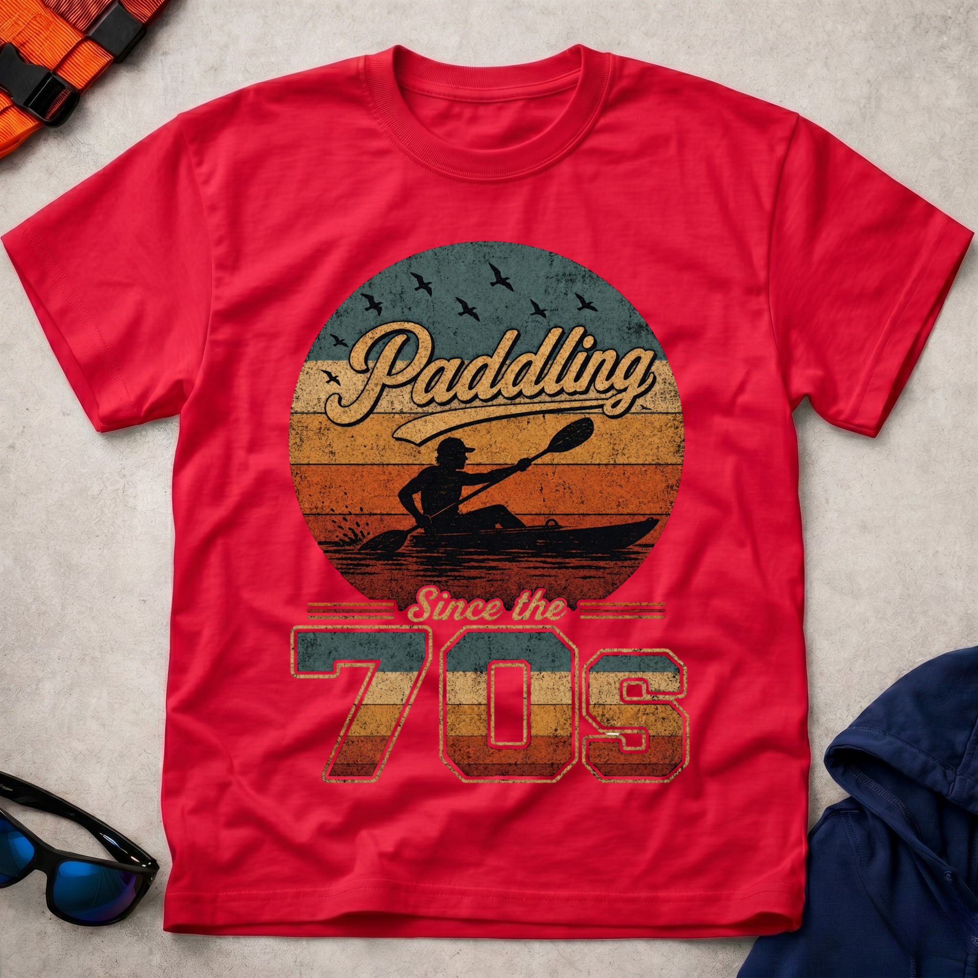 Paddling Since The 70s T-shirt 
