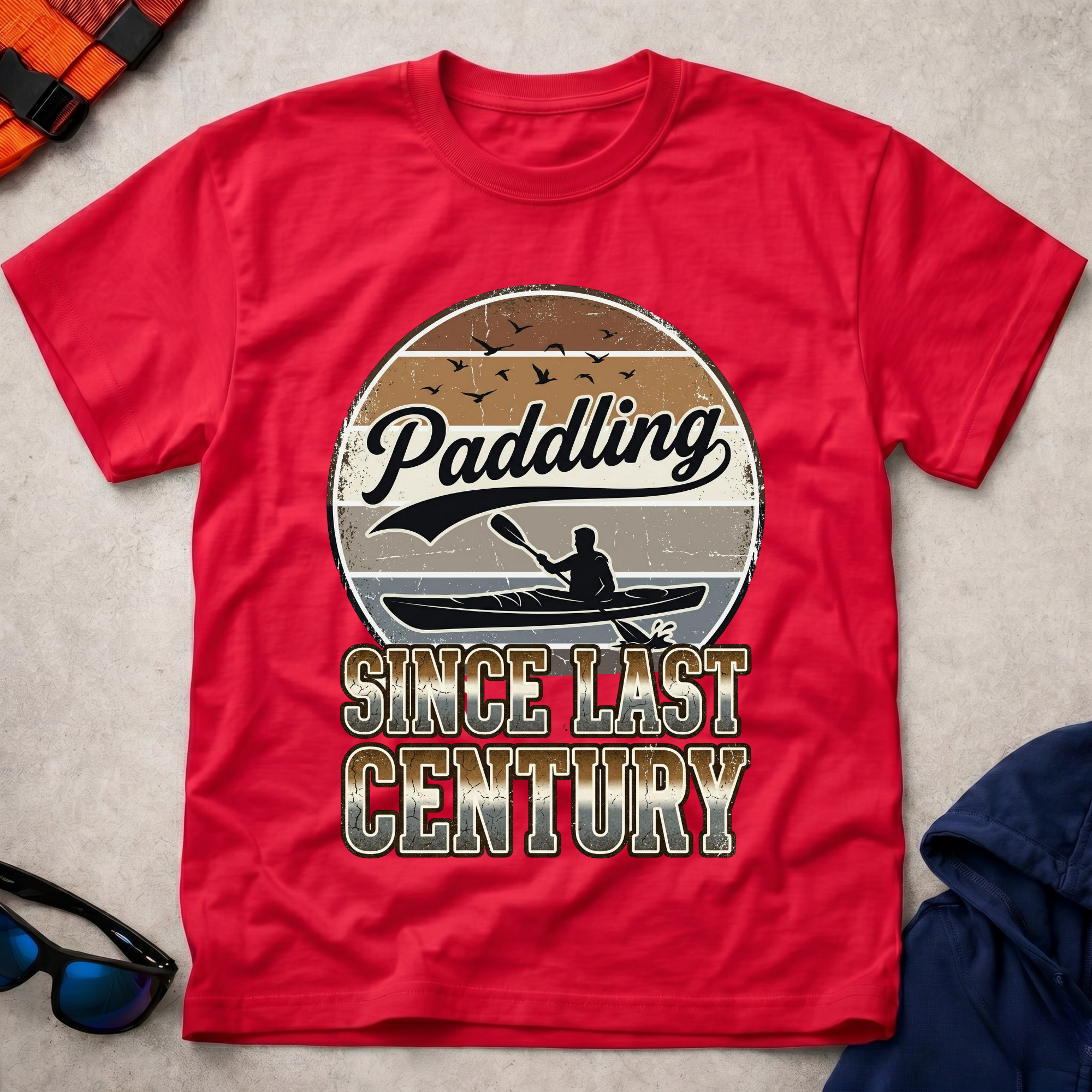 Paddling Since Last Century T-shirt 