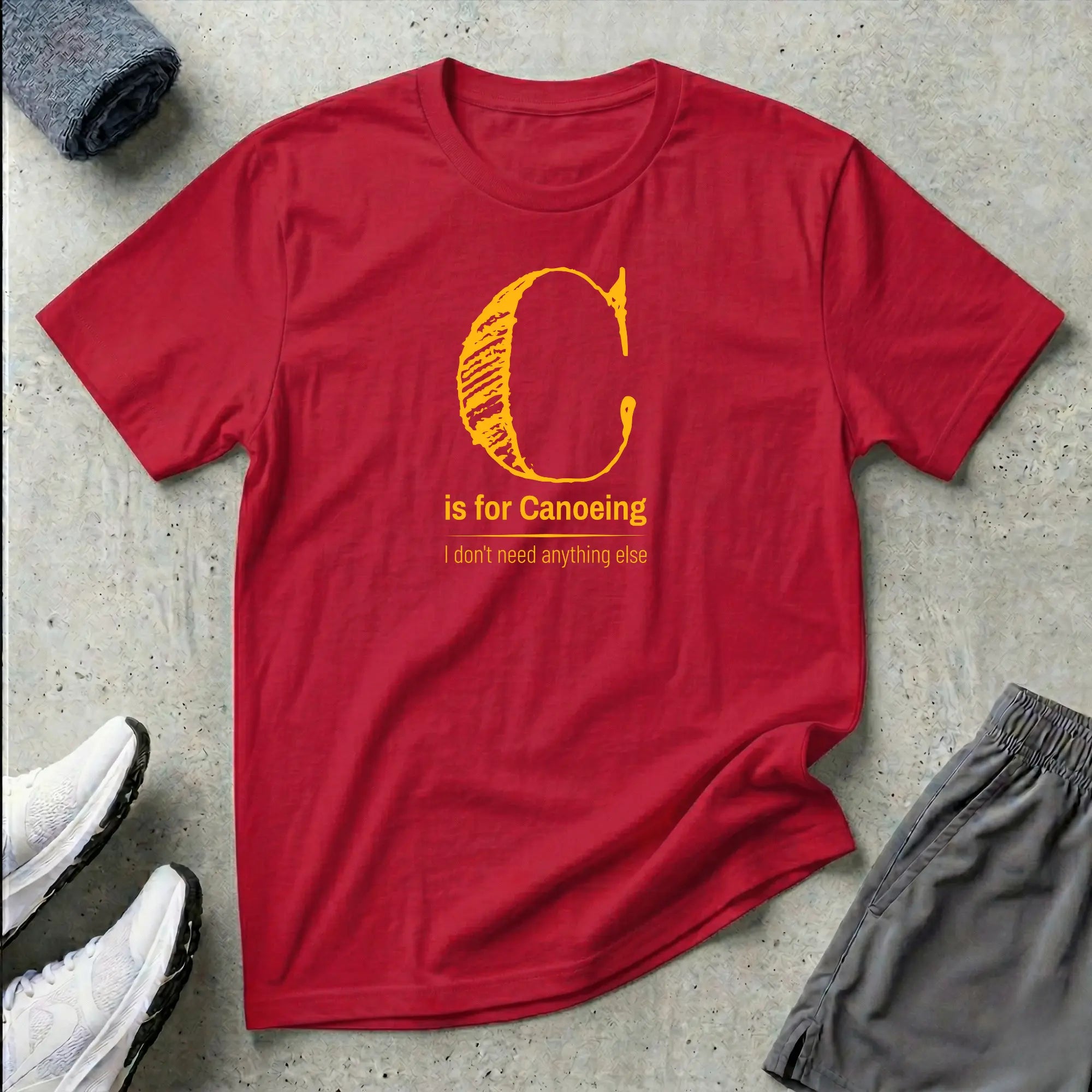 C is for Canoeing. Canoe T-Shirt Printify