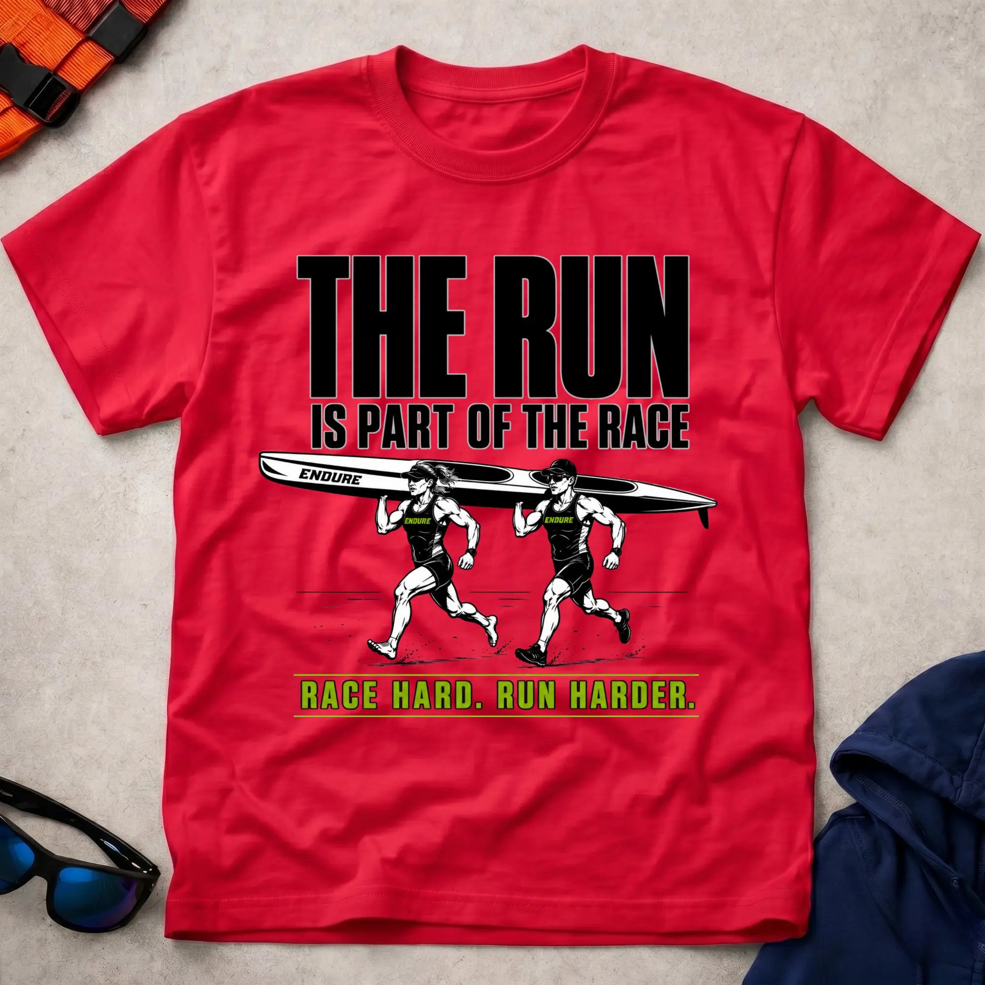 Endure The Run Is Part Of The Race Tee 
