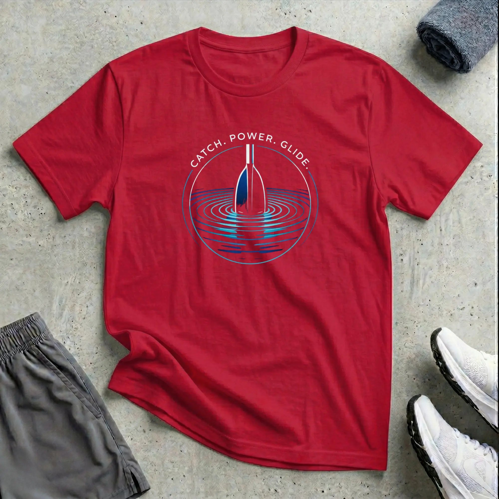Catch. Power. Glide. Canoe Kayak T-Shirt Printify
