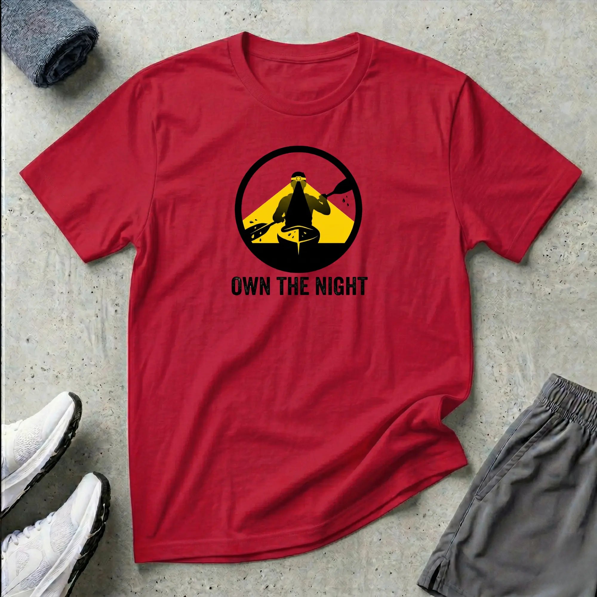Own The Night. Kayak T-Shirt Printify