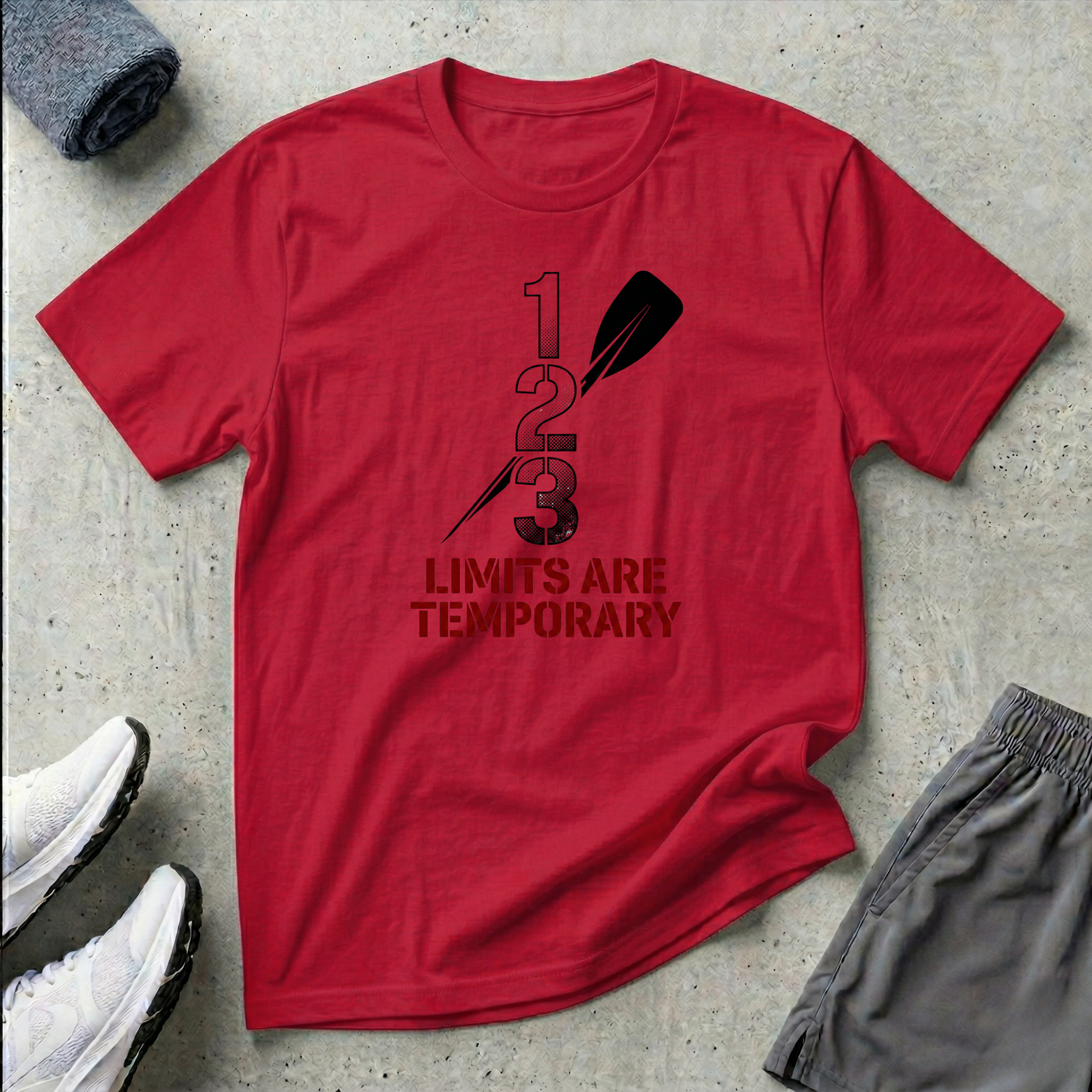 1 2 3 Limits Are Temporary. Paracanoe T-Shirt