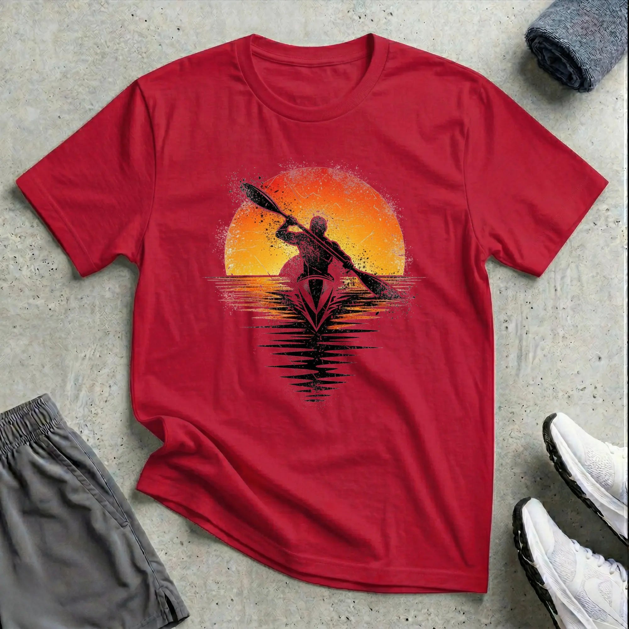 Grunge Sunset - T-Shirt Printify