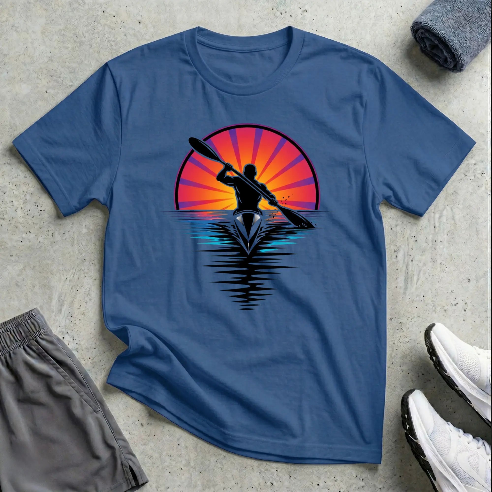1980s Sunset Really Relaxed T-Shirt Printify