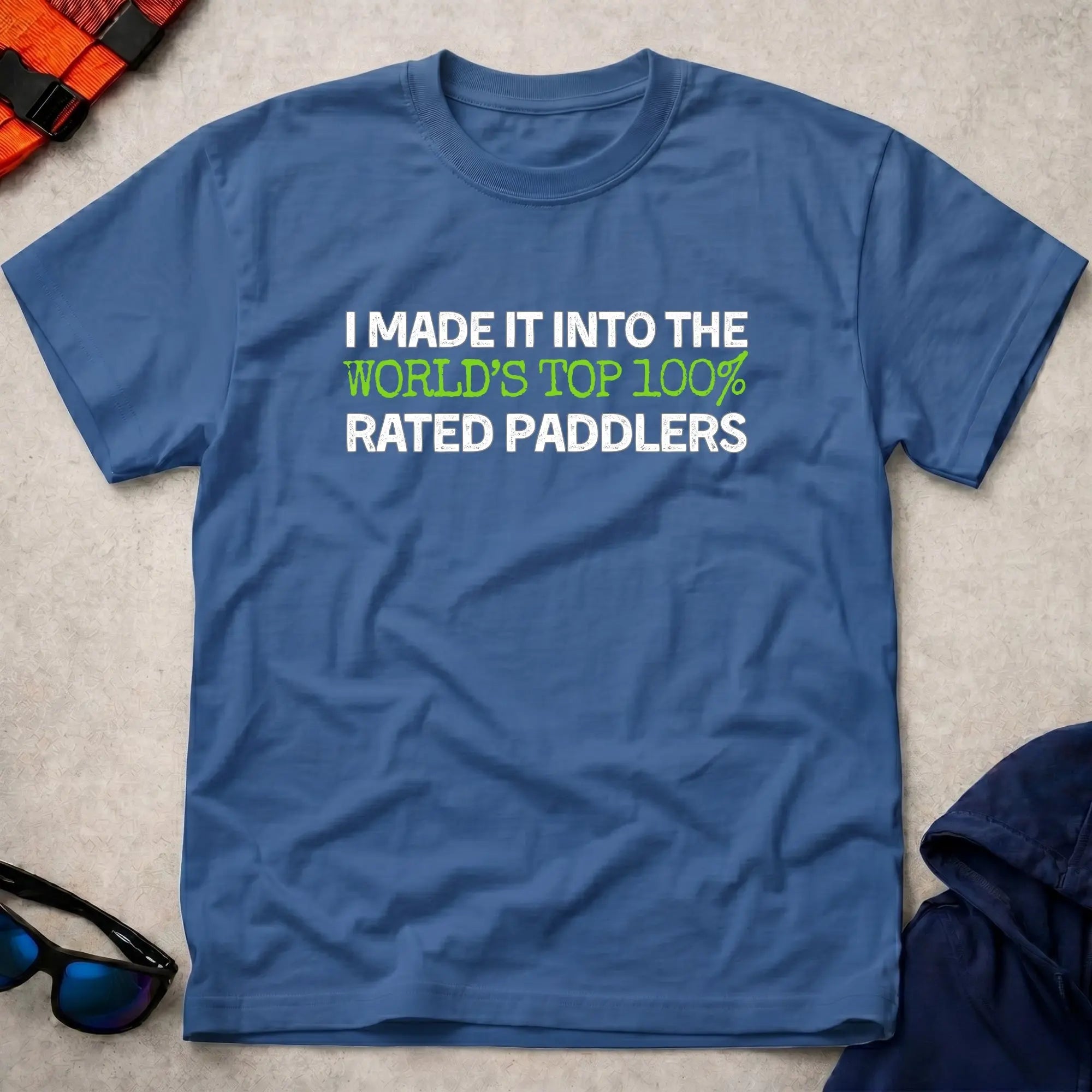 Royal World's Top 100% paddling tee — Vector Paddle