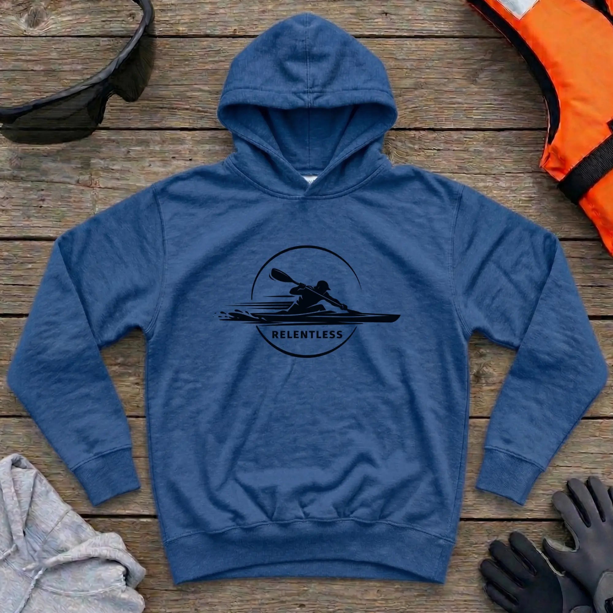 Hoodie - "Relentless" | Kayak Sprint Printify