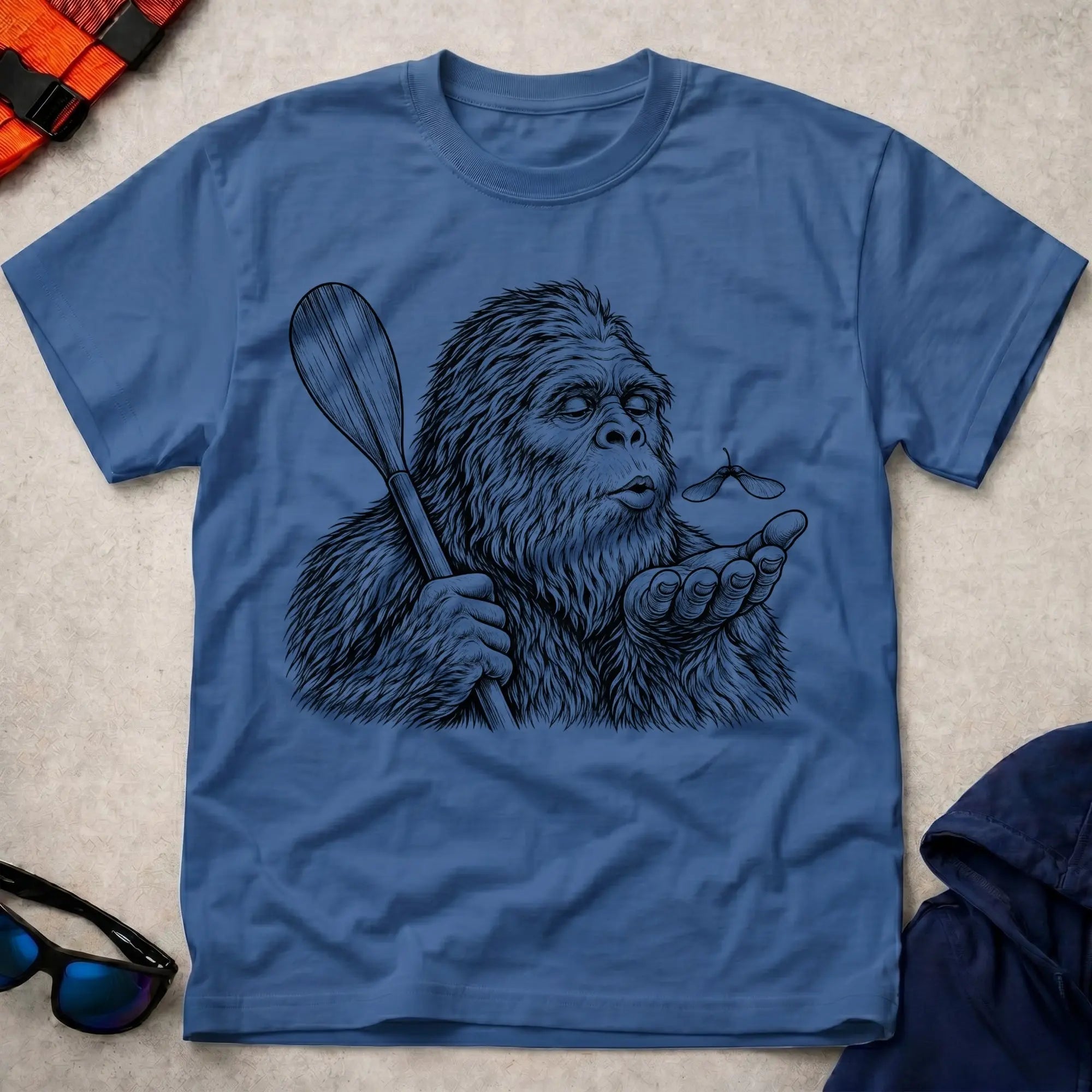 Royal Legend Has It tee — funny paddling tall-tale gift — Vector Paddle