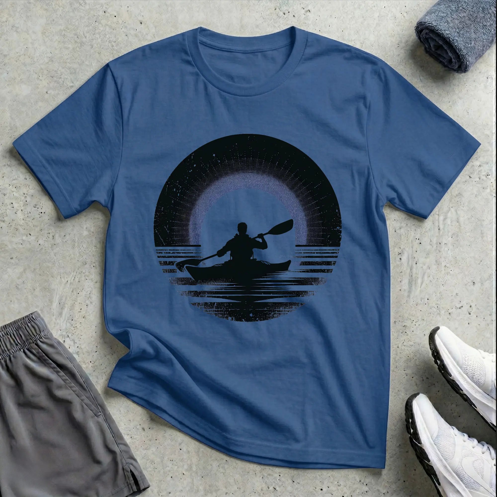 Sunset Silhouette Relaxed T-Shirt Printify