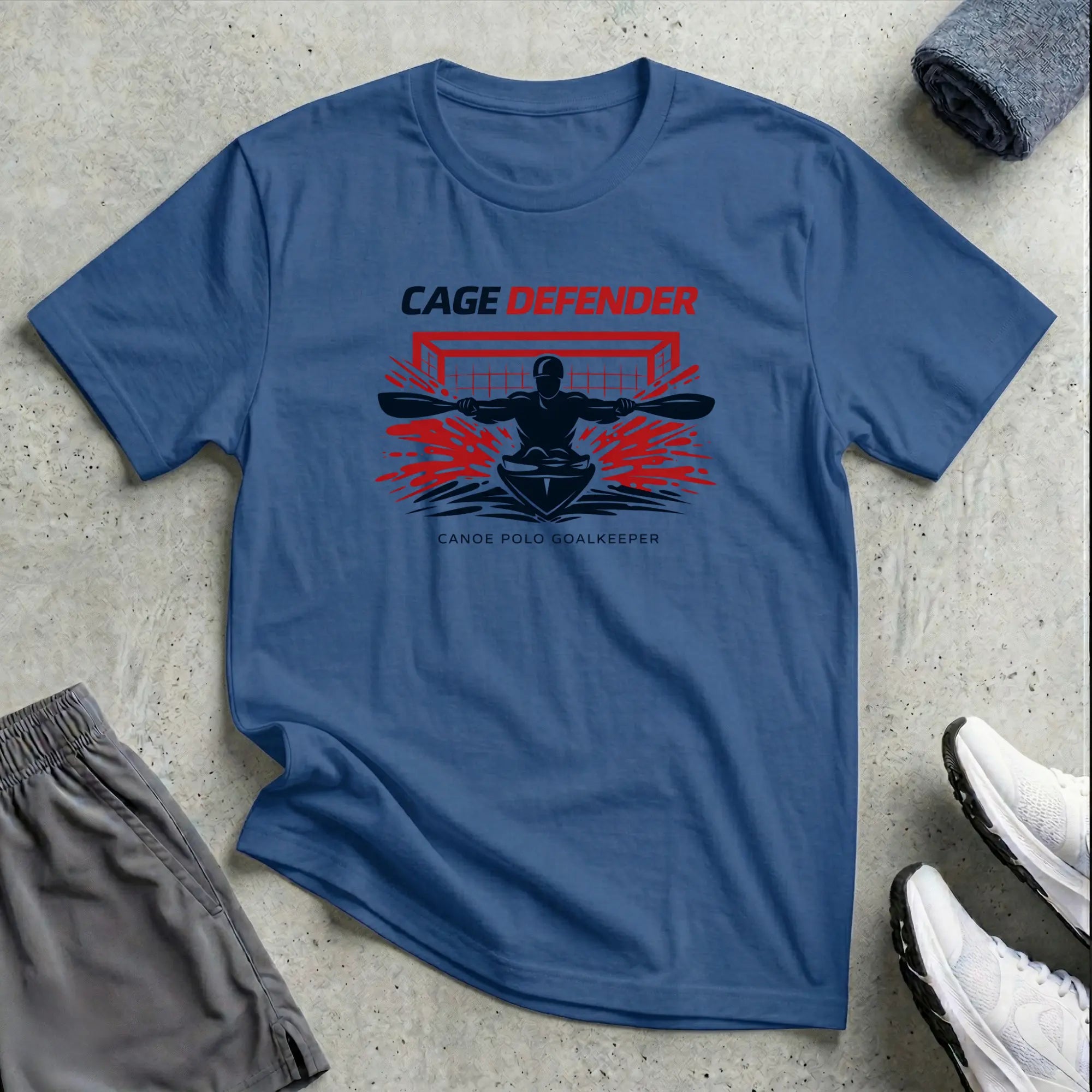 Water Polo Cage Defender T-Shirt Printify