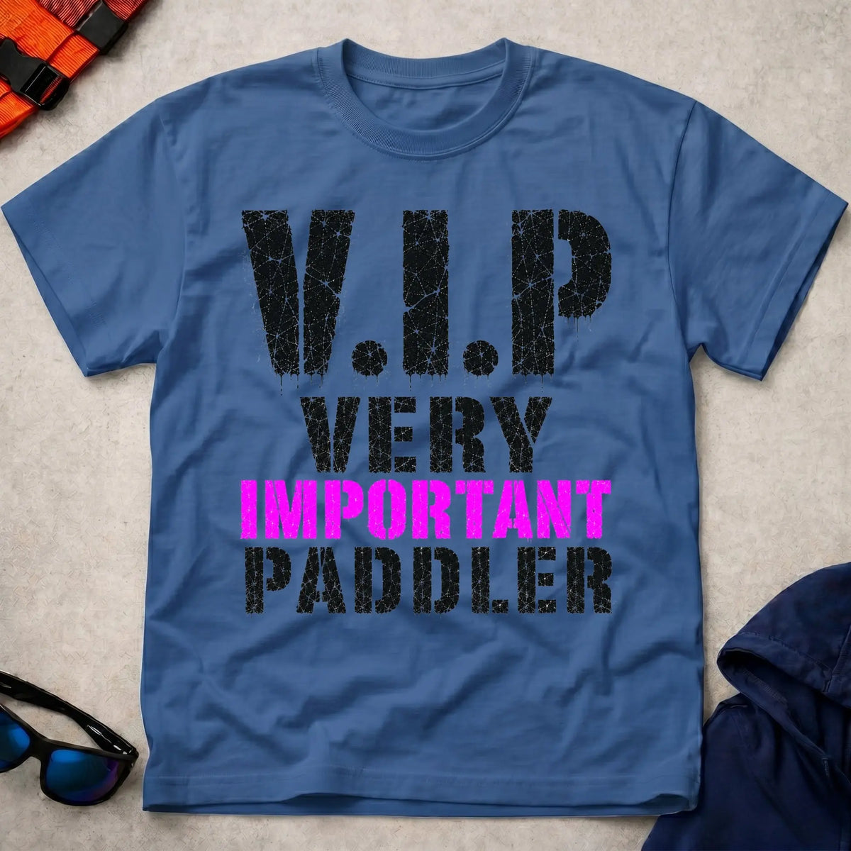 Royal V.I.P. tee — funny paddling gift — Vector Paddle