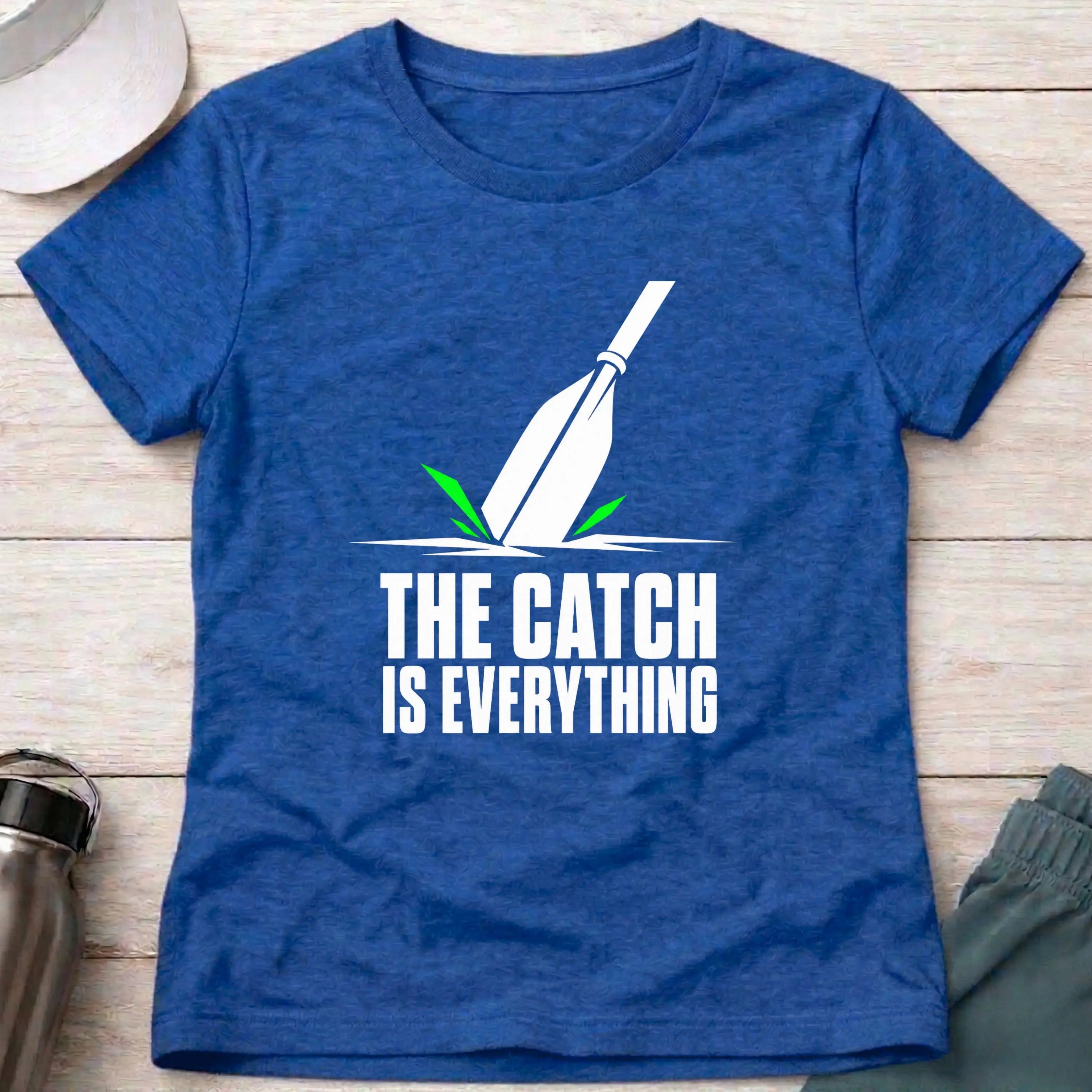 Royal The Catch Is Everything women's fitted paddling tee – Vector Paddle