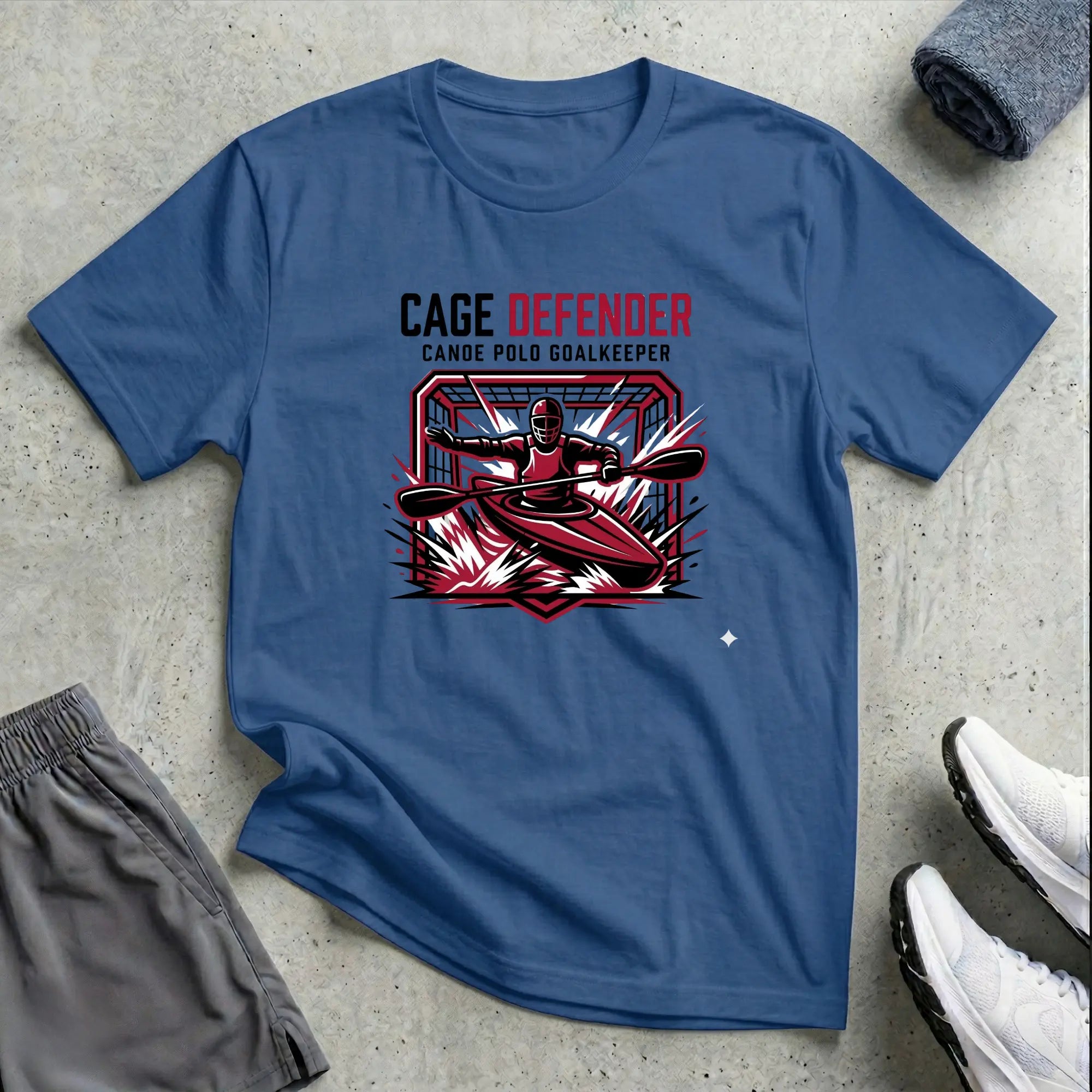 Cage Defender - Canoe Polo T-Shirt Printify