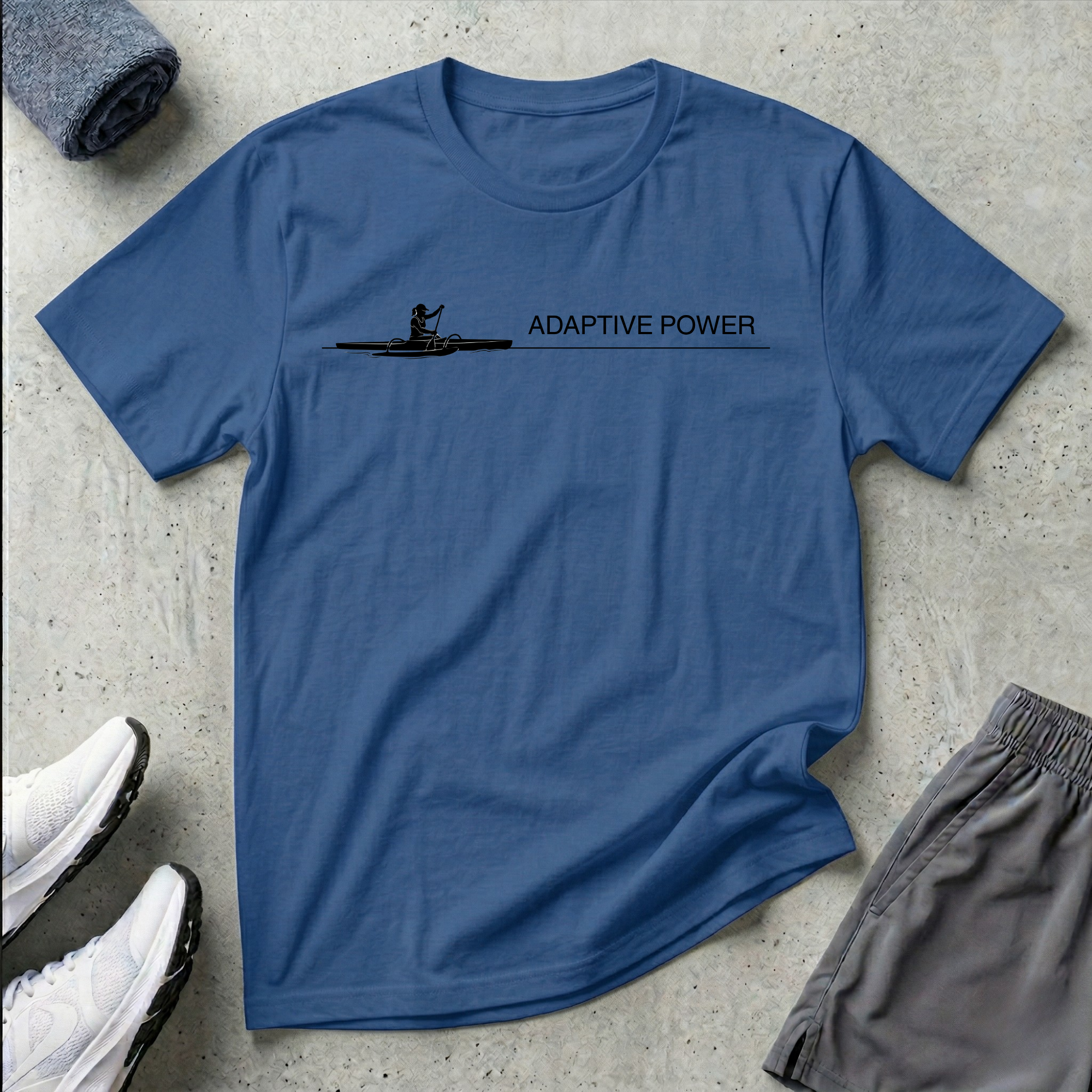 Adaptive Power.  Va'a Paracanoe T-Shirt
